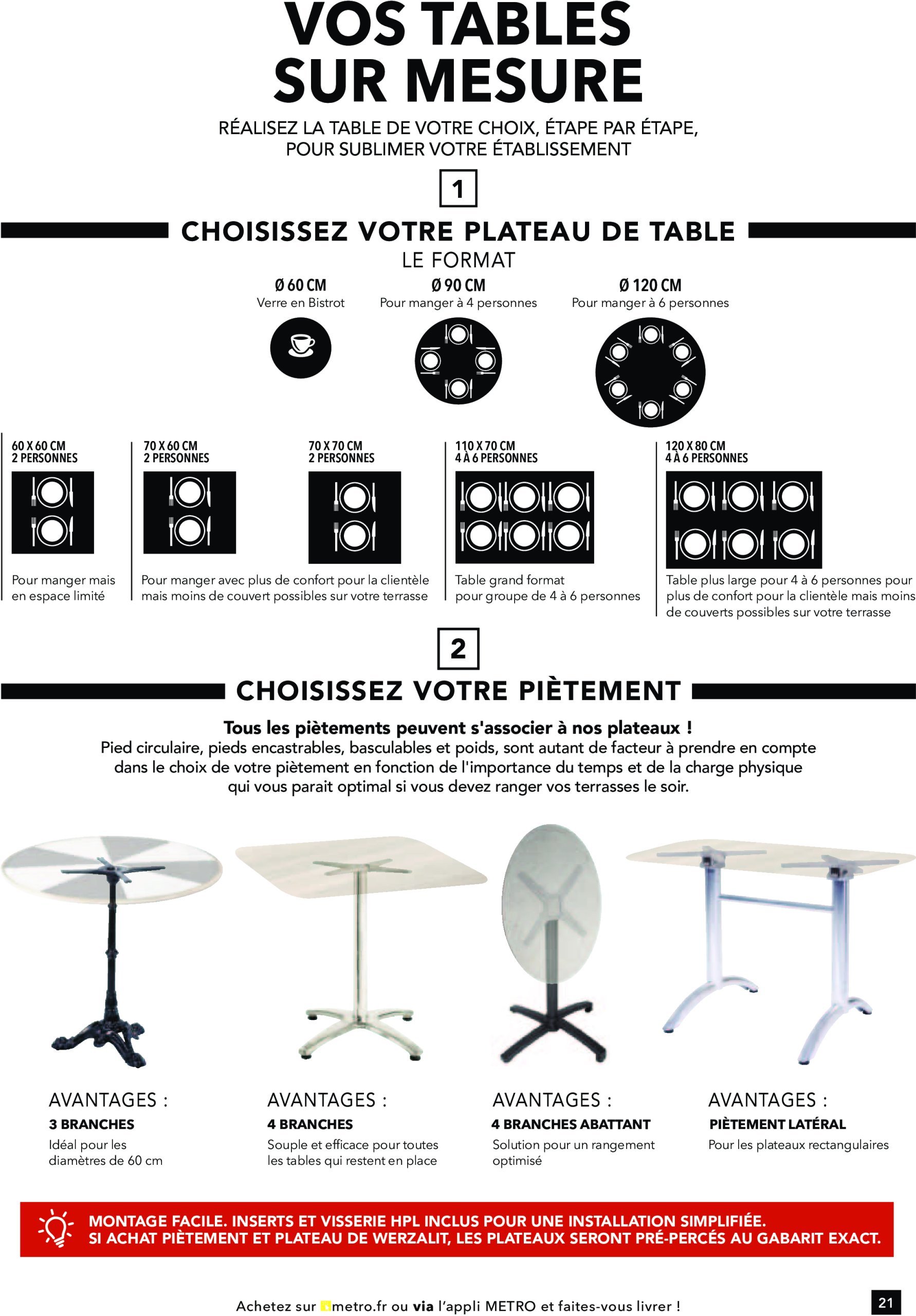 metro - Catalogue Metro - Terrasse valable dès 30/01 - 01/07 - page: 21