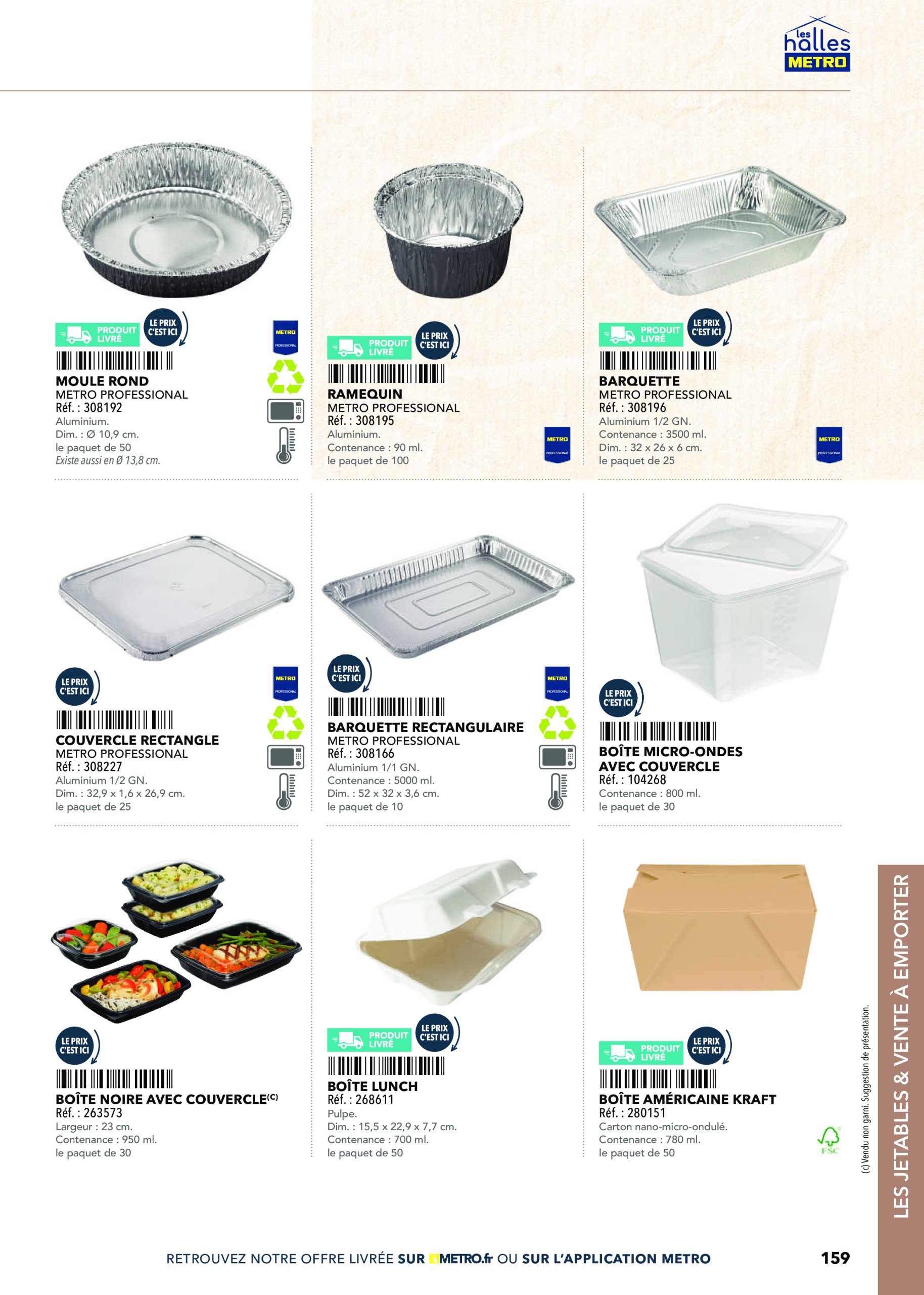metro - Catalogue Metro valable dès 24/04 - 31/12 - page: 159 metro - Catalogue Metro valable dès 24/04 - 31/12 - page: 159