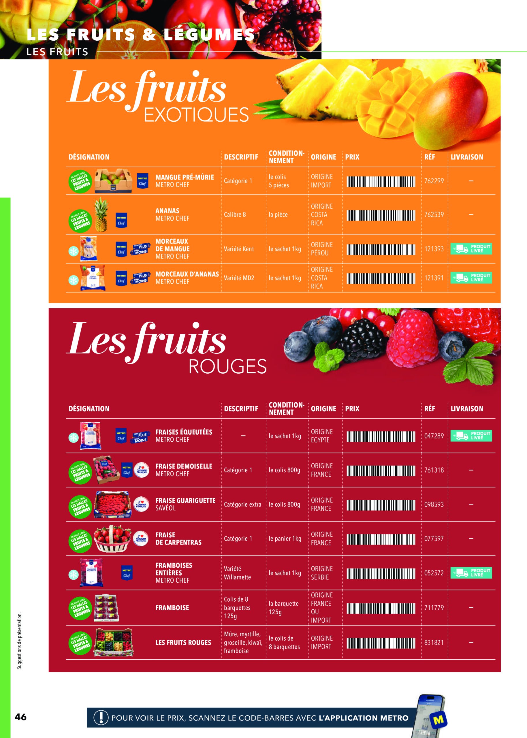 metro - Catalogue Metro valable dès 24/04 - 31/12 - page: 46 metro - Catalogue Metro valable dès 24/04 - 31/12 - page: 46
