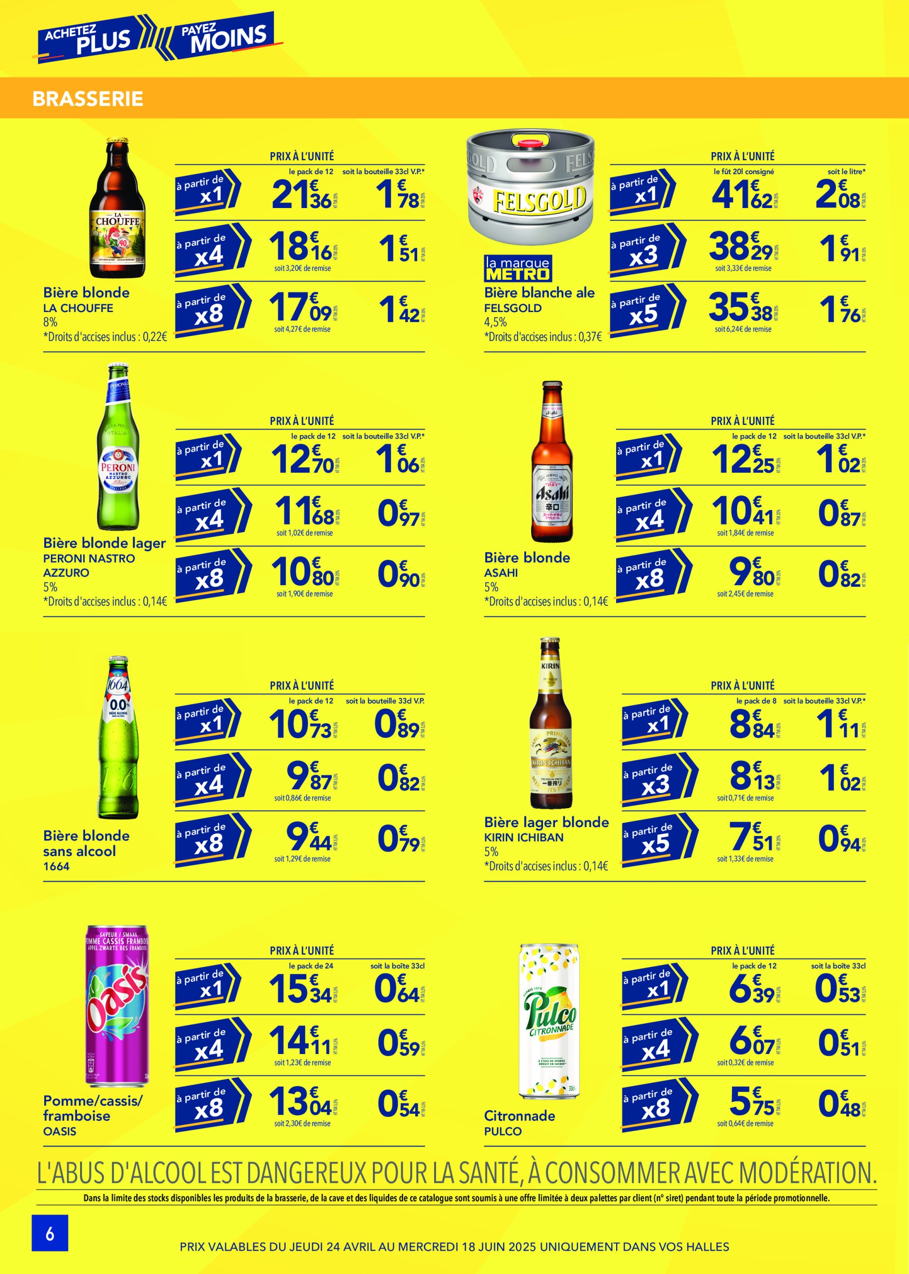 metro - Catalogue Metro - Achetez plus, Payez moins valable dès 24/04 - 18/06 - page: 6