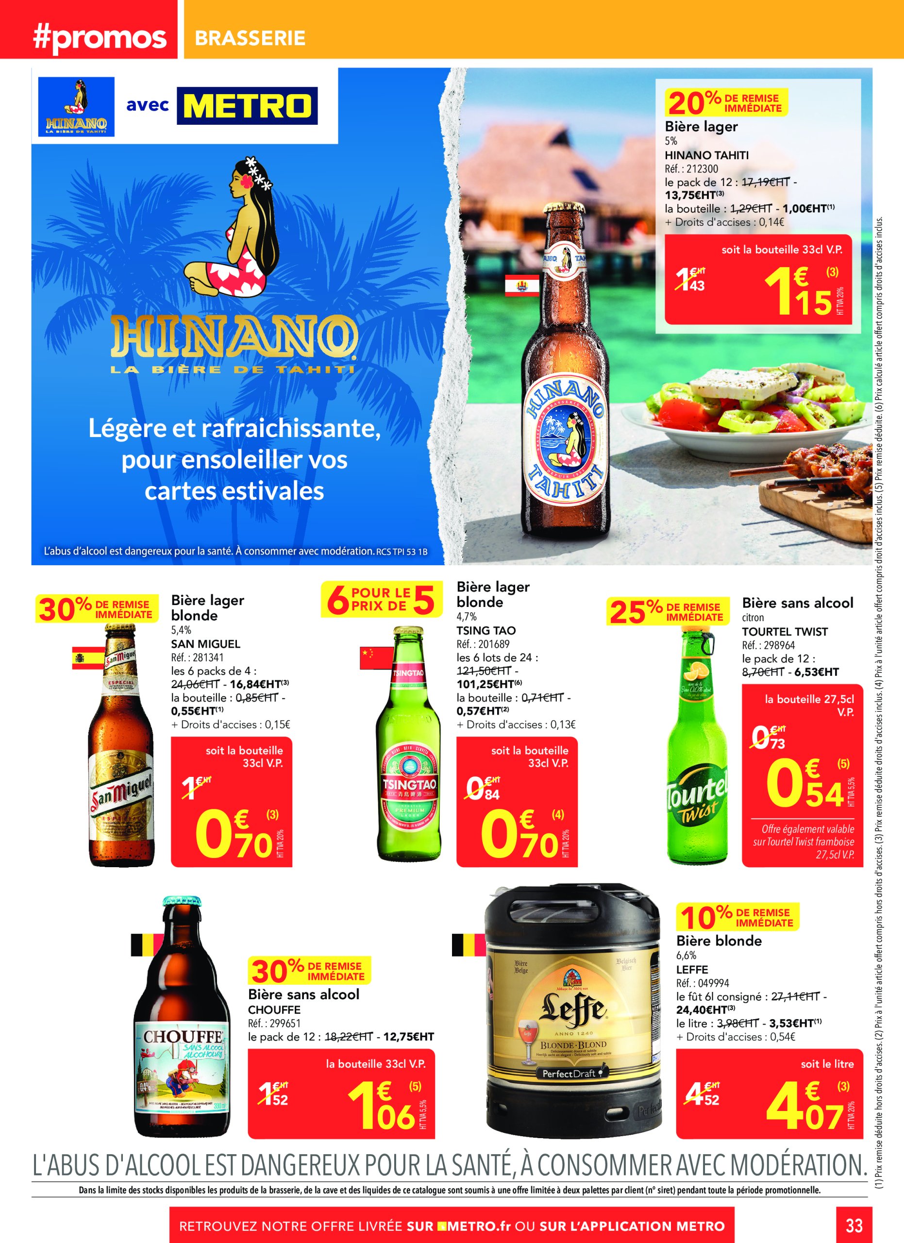 metro - Catalogue Metro - Sélection promos Restauration valable dès 24/04 - 21/05 - page: 33 metro - Catalogue Metro - Sélection promos Restauration valable dès 24/04 - 21/05 - page: 33