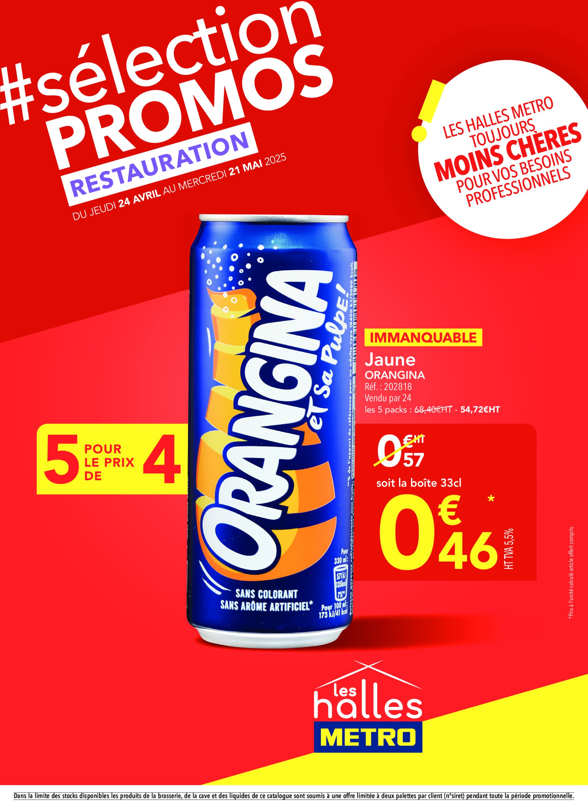 metro - Catalogue Metro - Sélection promos Restauration valable dès 24/04 - 21/05
