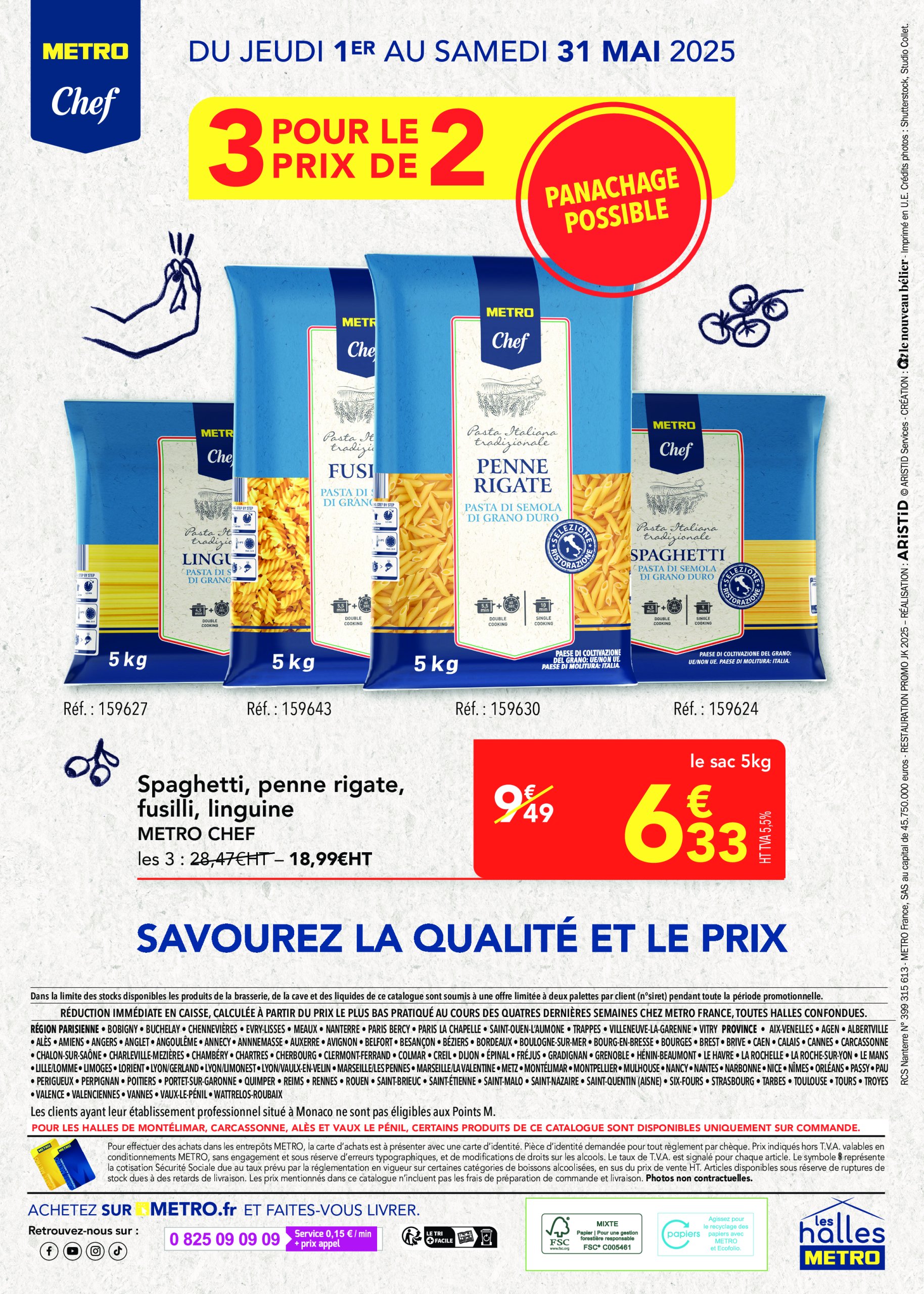 metro - Catalogue Metro - Sélection promos Restauration valable dès 24/04 - 21/05 - page: 52 metro - Catalogue Metro - Sélection promos Restauration valable dès 24/04 - 21/05 - page: 52
