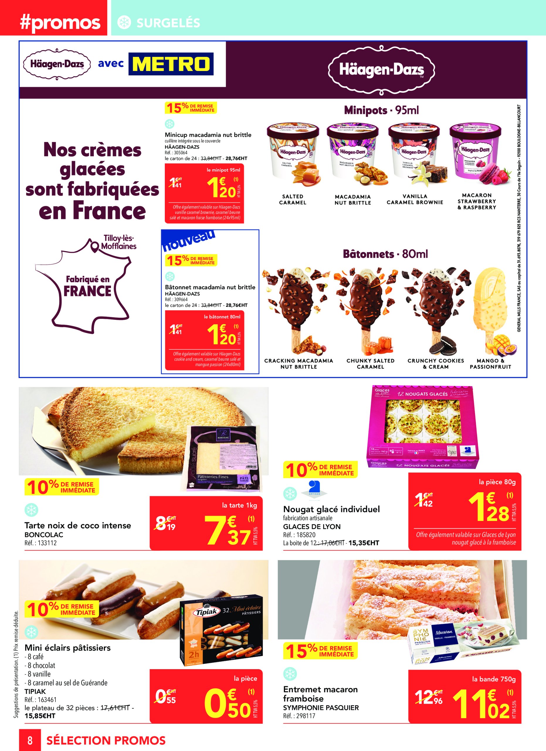 metro - Catalogue Metro - Sélection promos Restauration valable dès 24/04 - 21/05 - page: 8 metro - Catalogue Metro - Sélection promos Restauration valable dès 24/04 - 21/05 - page: 8