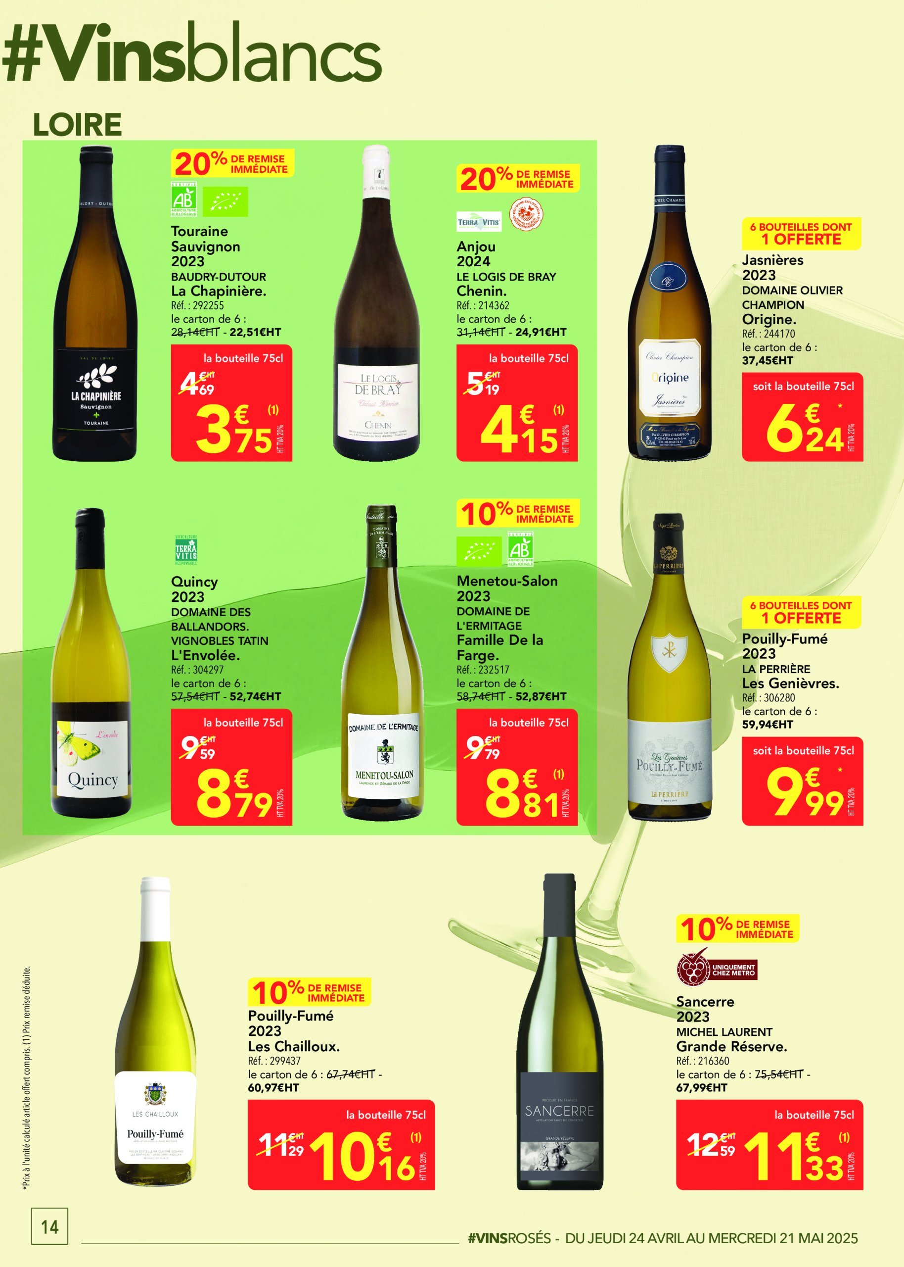 metro - Catalogue Metro - Sélection promos Restauration valable dès 24/04 - 21/05 - page: 14 metro - Catalogue Metro - Sélection promos Restauration valable dès 24/04 - 21/05 - page: 14