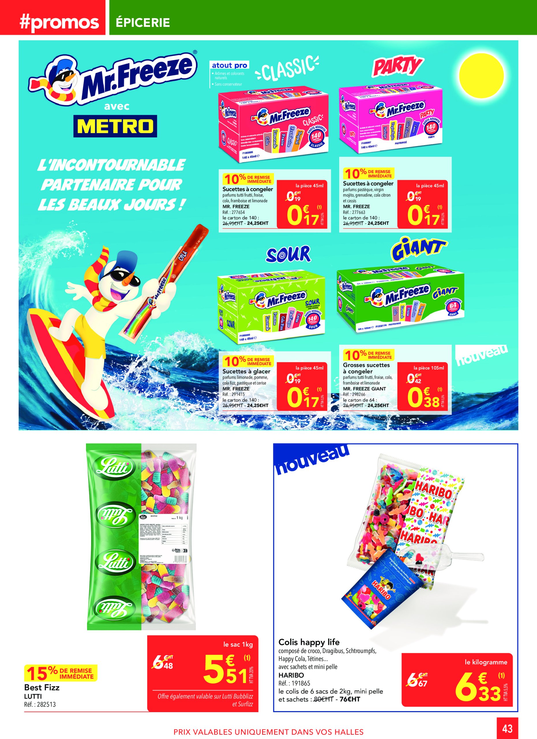 metro - Catalogue Metro - Sélection promos Restauration valable dès 24/04 - 21/05 - page: 43 metro - Catalogue Metro - Sélection promos Restauration valable dès 24/04 - 21/05 - page: 43