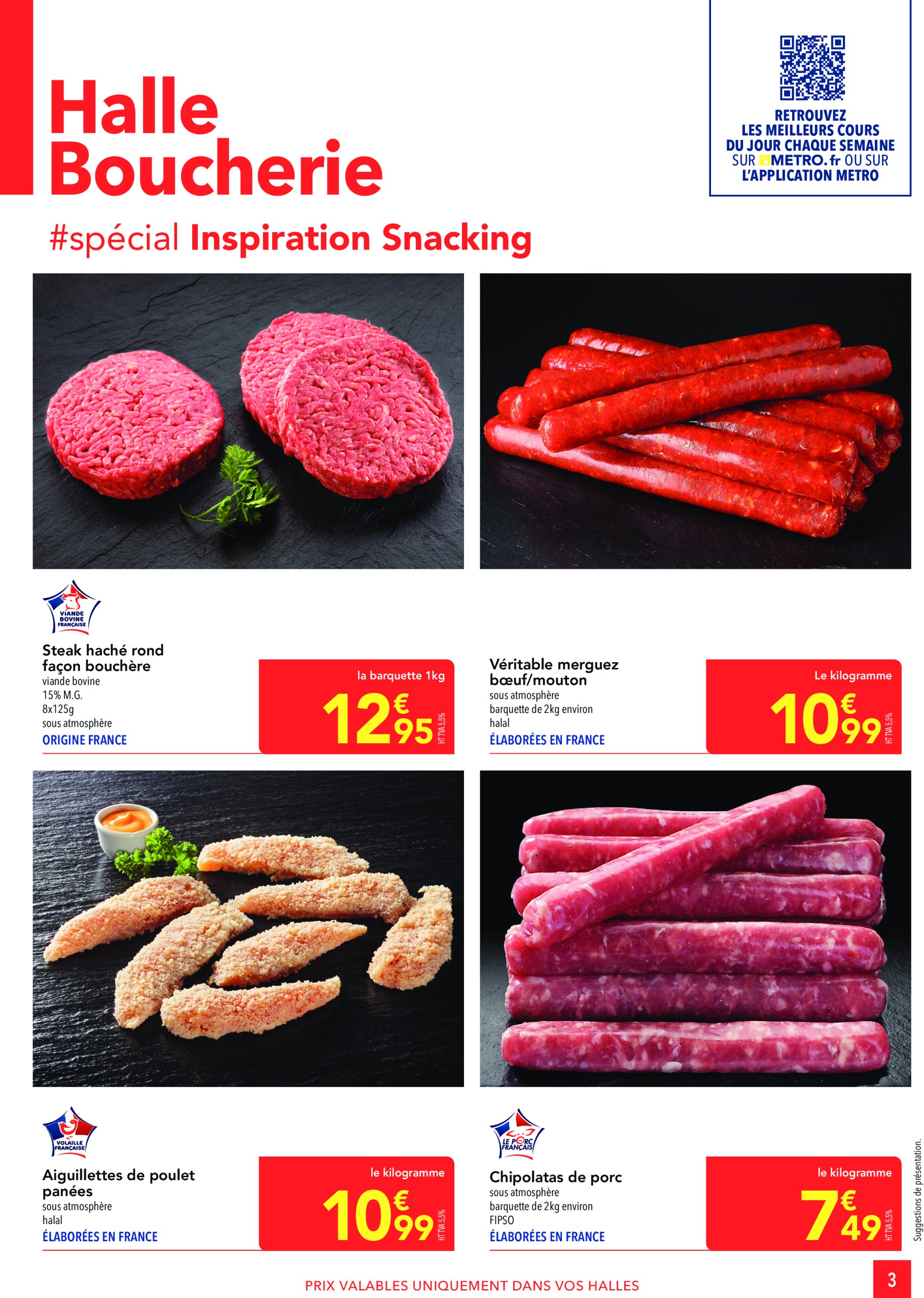 metro - Catalogue Metro - Sélection promos Restauration valable dès 24/04 - 21/05 - page: 3 metro - Catalogue Metro - Sélection promos Restauration valable dès 24/04 - 21/05 - page: 3