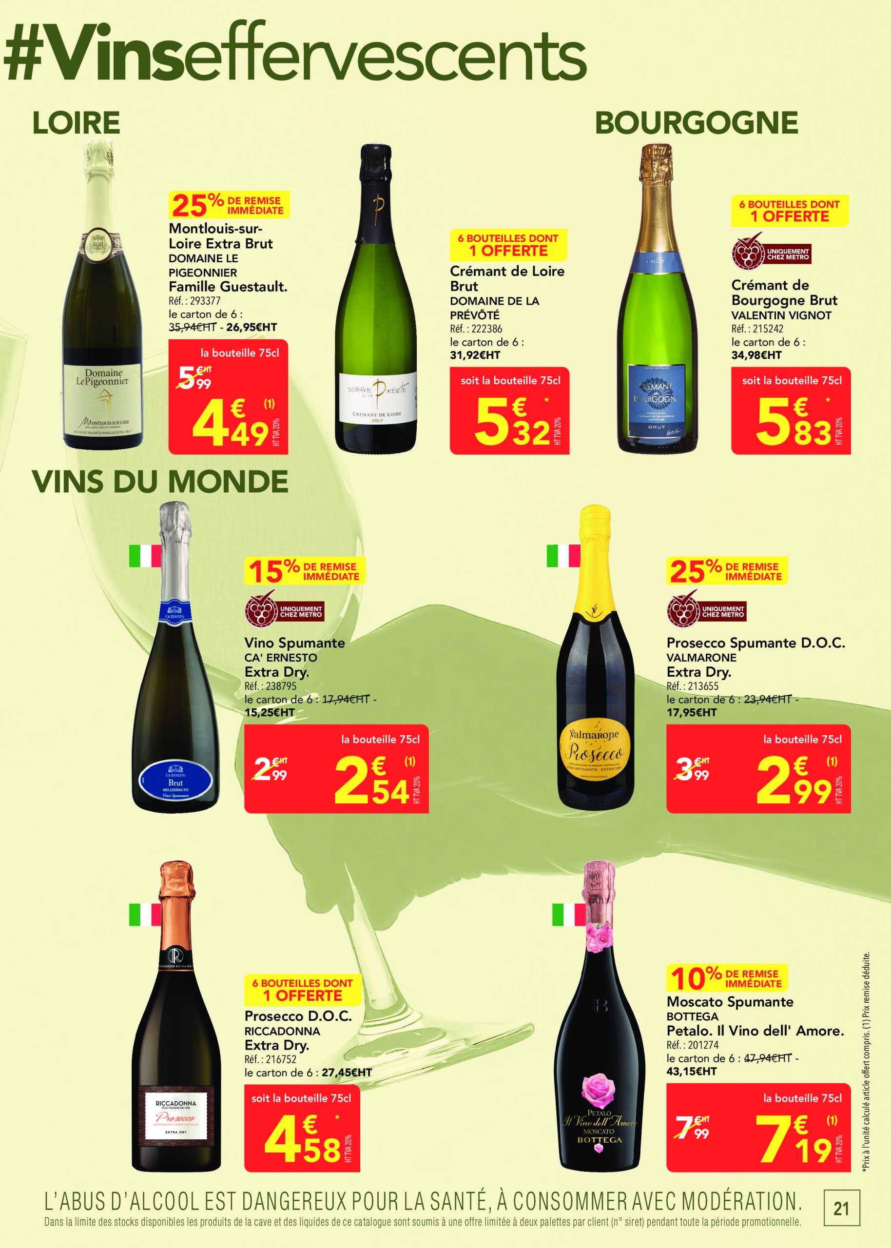 metro - Catalogue Metro - Sélection promos Restauration valable dès 24/04 - 21/05 - page: 21 metro - Catalogue Metro - Sélection promos Restauration valable dès 24/04 - 21/05 - page: 21