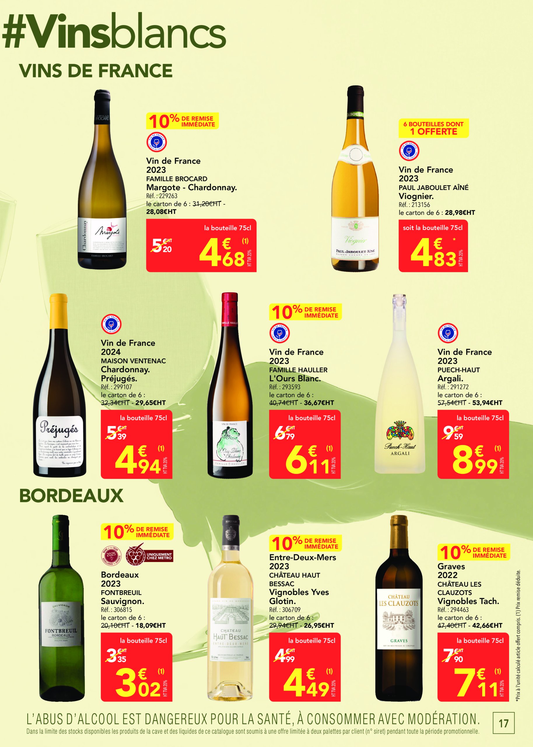 metro - Catalogue Metro - Sélection promos Restauration valable dès 24/04 - 21/05 - page: 17 metro - Catalogue Metro - Sélection promos Restauration valable dès 24/04 - 21/05 - page: 17