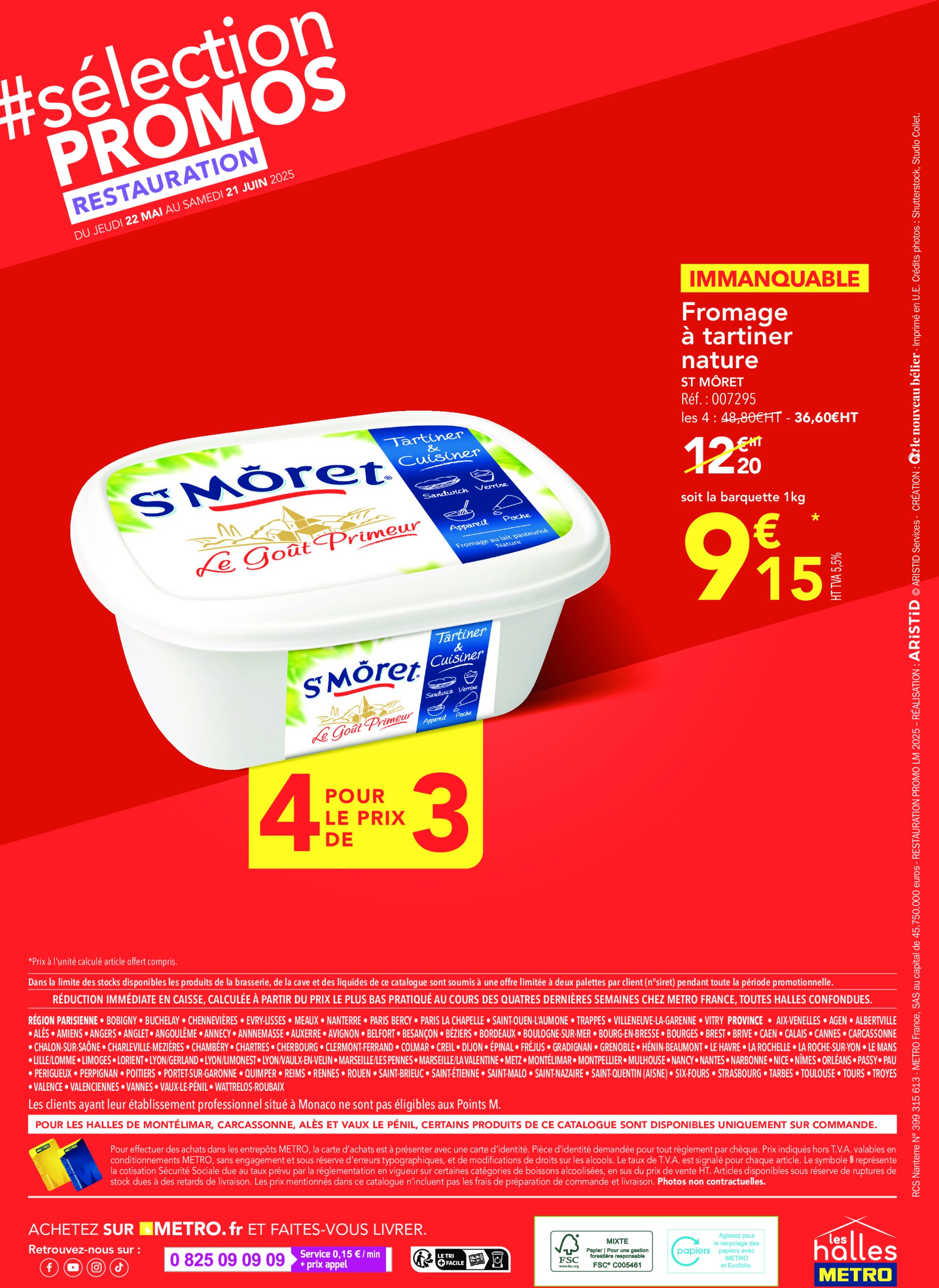 metro - Catalogue Metro - Sélection Promo Restauration valable dès 22/05 - 21/06 - page: 44 metro - Catalogue Metro - Sélection Promo Restauration valable dès 22/05 - 21/06 - page: 44