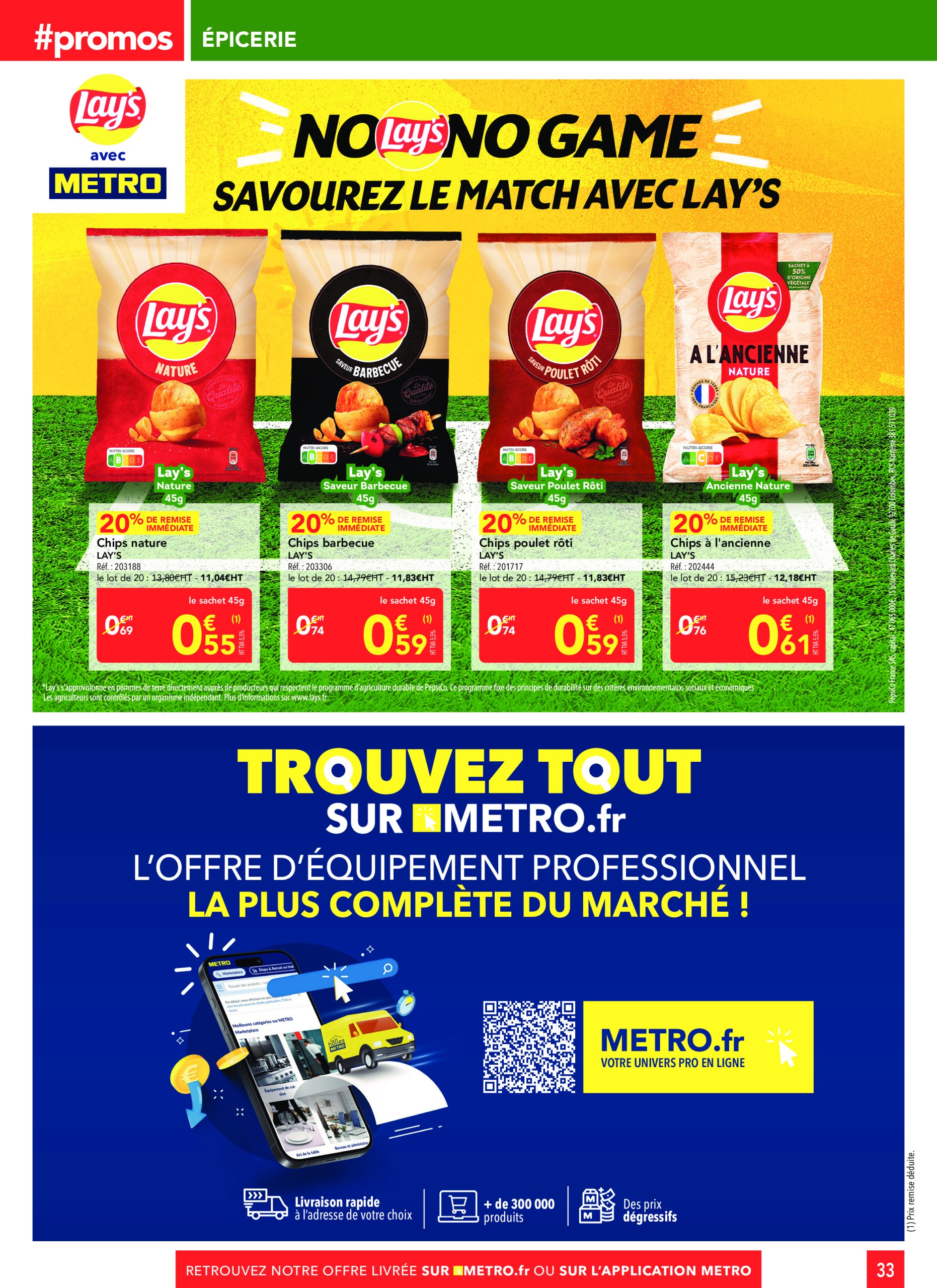 metro - Catalogue Metro - Sélection Promo Restauration valable dès 22/05 - 21/06 - page: 33 metro - Catalogue Metro - Sélection Promo Restauration valable dès 22/05 - 21/06 - page: 33