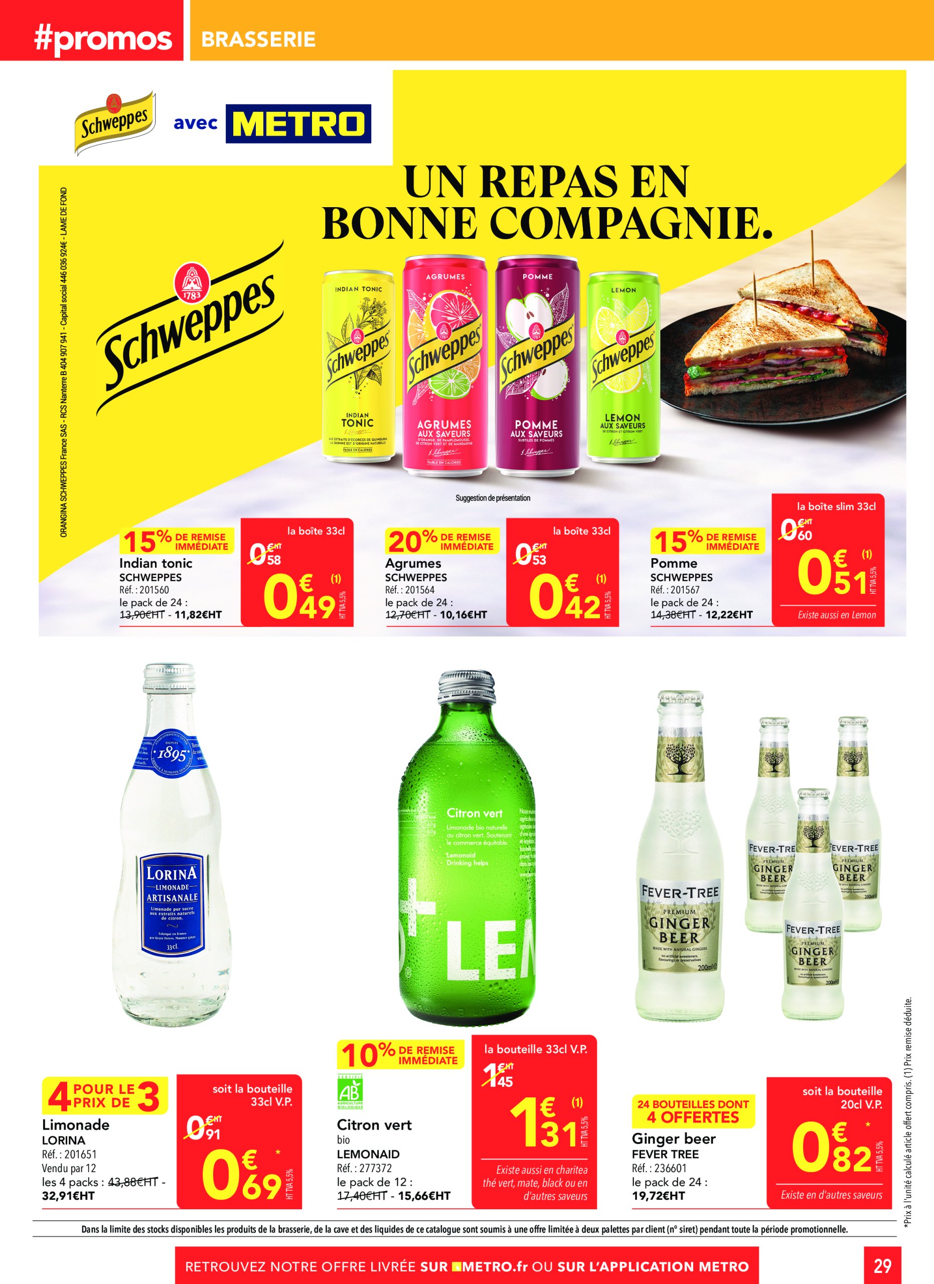 metro - Catalogue Metro - Sélection Promo Restauration valable dès 22/05 - 21/06 - page: 29 metro - Catalogue Metro - Sélection Promo Restauration valable dès 22/05 - 21/06 - page: 29