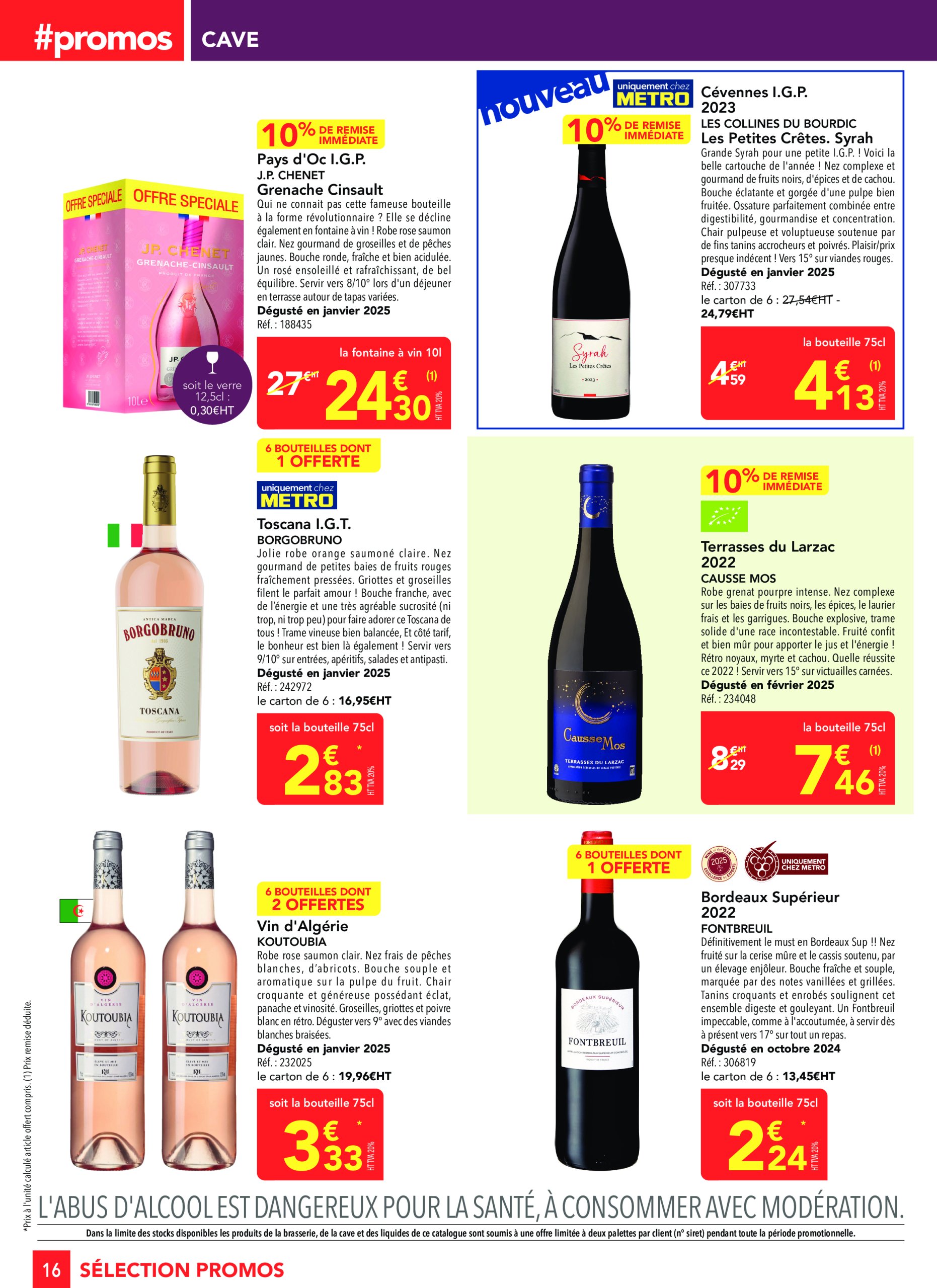 metro - Catalogue Metro - Sélection Promo Restauration valable dès 22/05 - 21/06 - page: 16 metro - Catalogue Metro - Sélection Promo Restauration valable dès 22/05 - 21/06 - page: 16