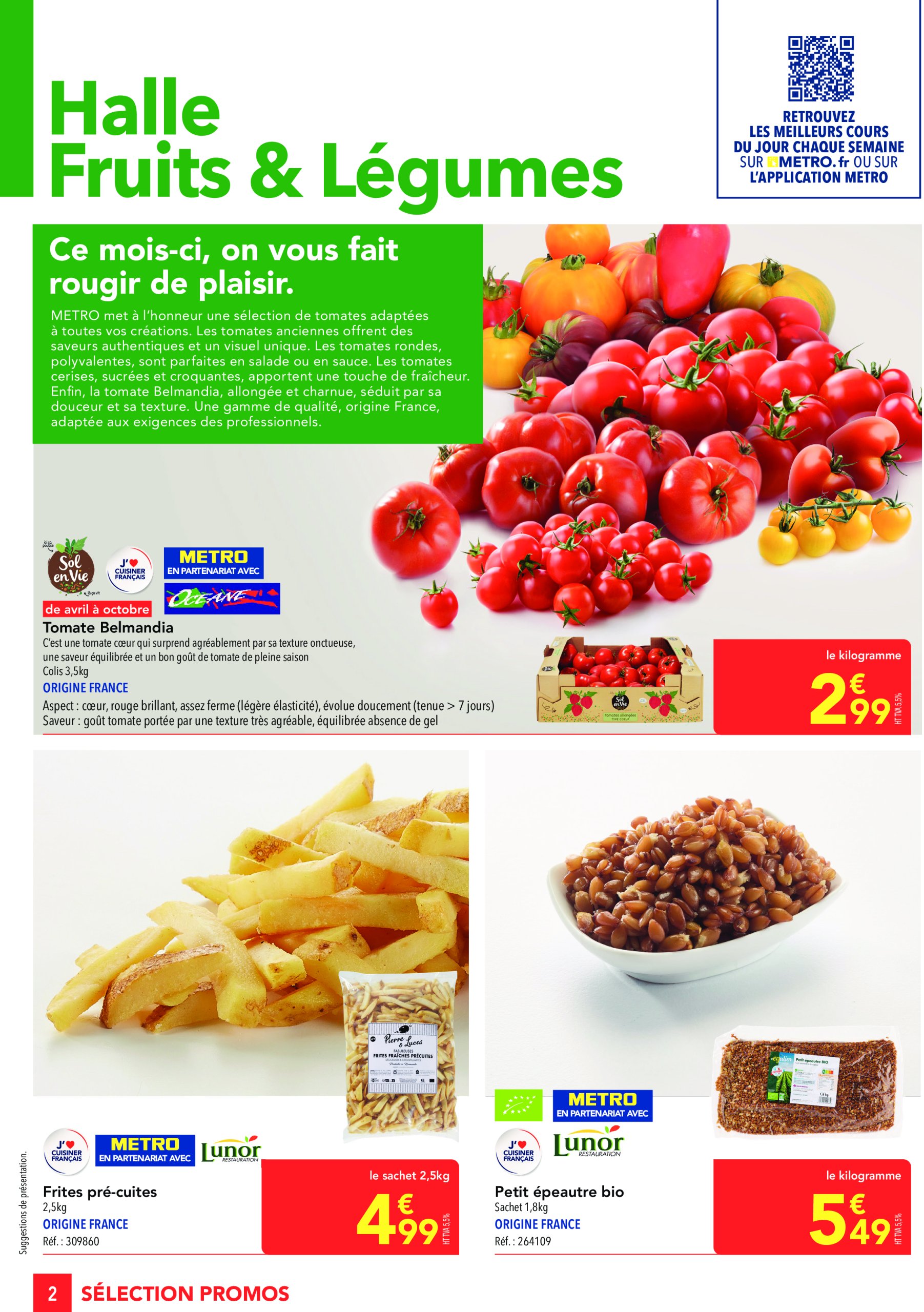 metro - Catalogue Metro - Sélection Promo Restauration valable dès 22/05 - 21/06 - page: 2 metro - Catalogue Metro - Sélection Promo Restauration valable dès 22/05 - 21/06 - page: 2