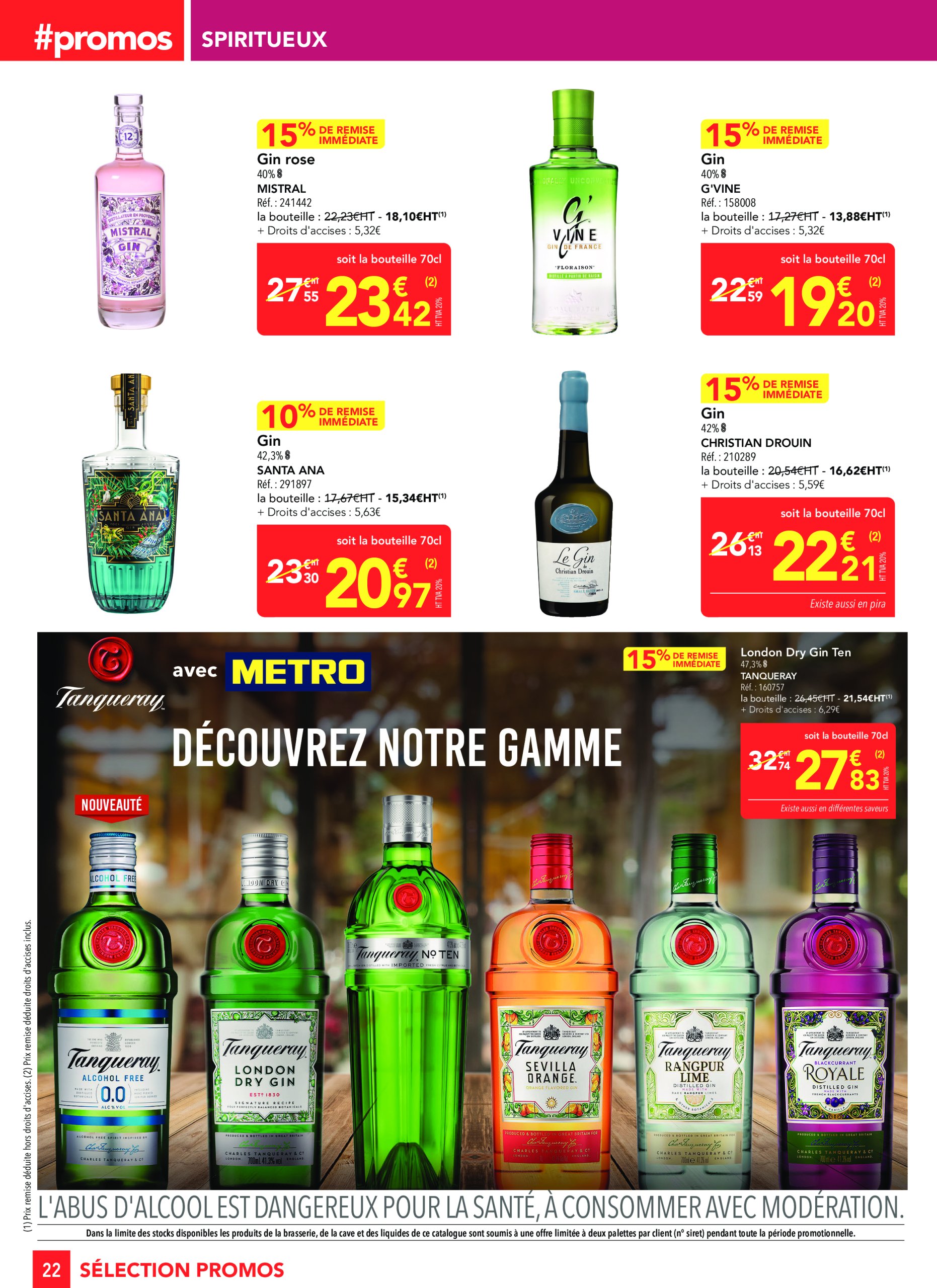 metro - Catalogue Metro - Sélection Promo Restauration valable dès 22/05 - 21/06 - page: 22 metro - Catalogue Metro - Sélection Promo Restauration valable dès 22/05 - 21/06 - page: 22