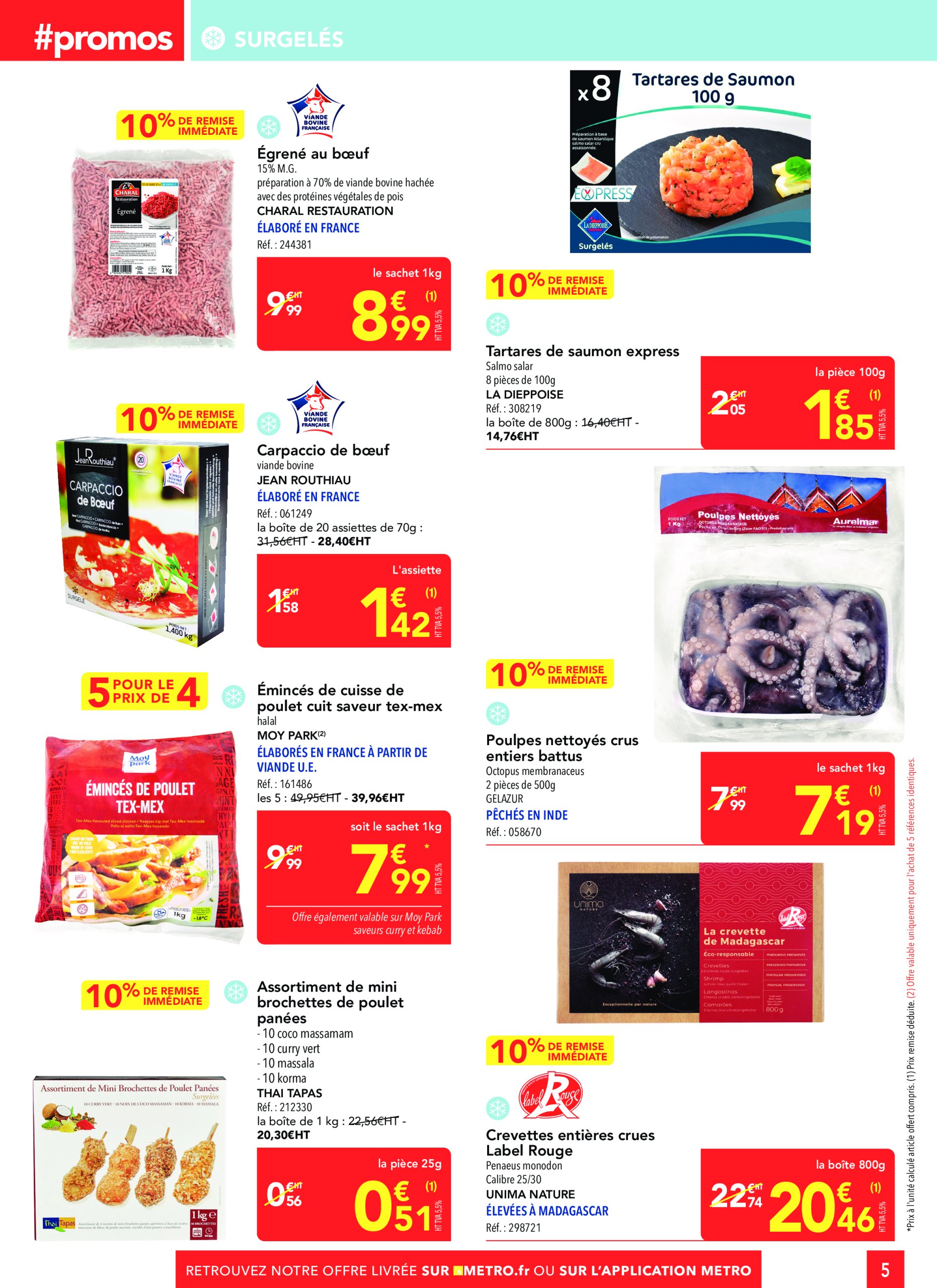 metro - Catalogue Metro - Sélection Promo Restauration valable dès 22/05 - 21/06 - page: 5 metro - Catalogue Metro - Sélection Promo Restauration valable dès 22/05 - 21/06 - page: 5