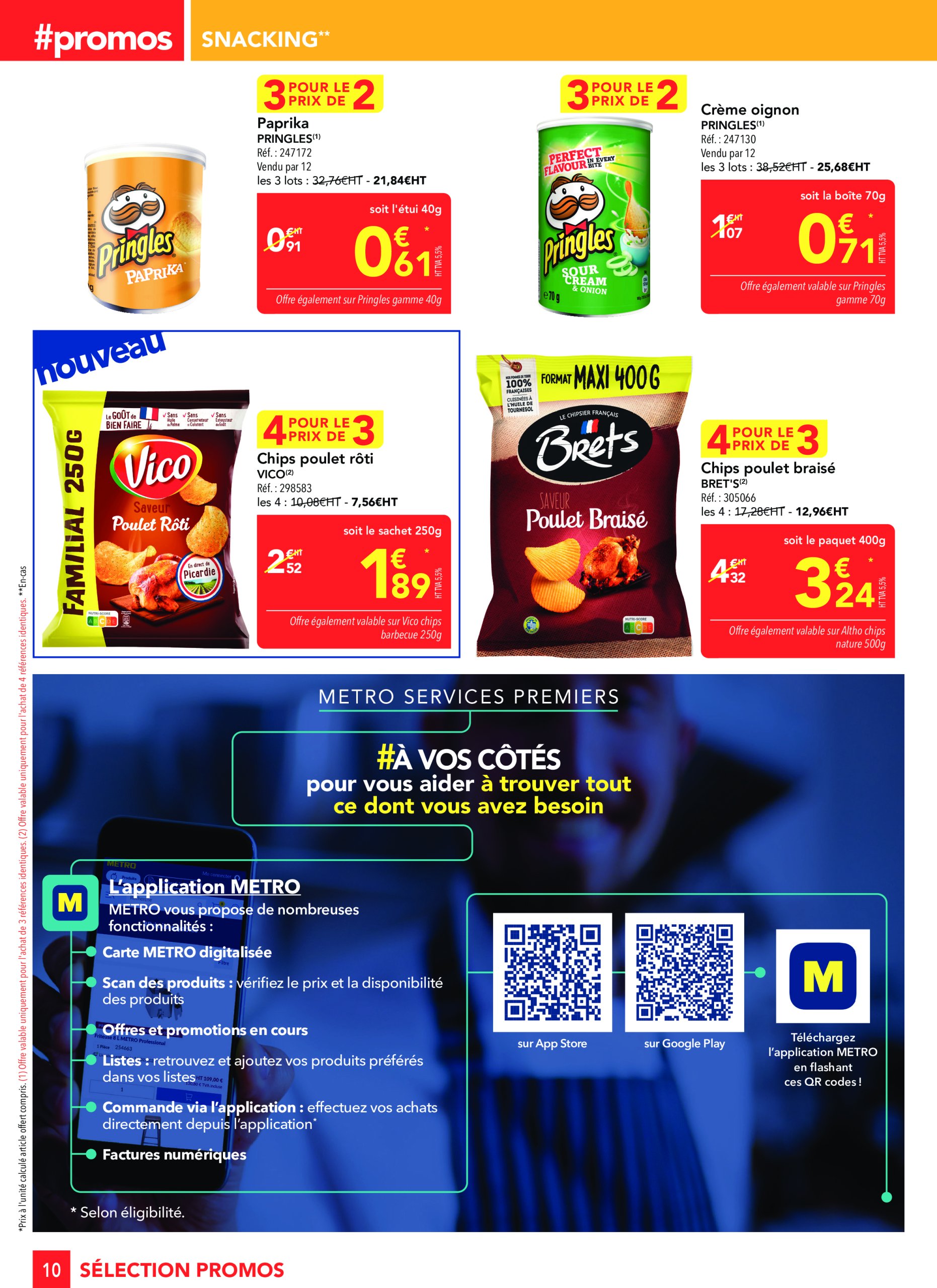 metro - Catalogue Metro - Sélection Promos Snacking valable dès 22/05 - 21/06 - page: 10