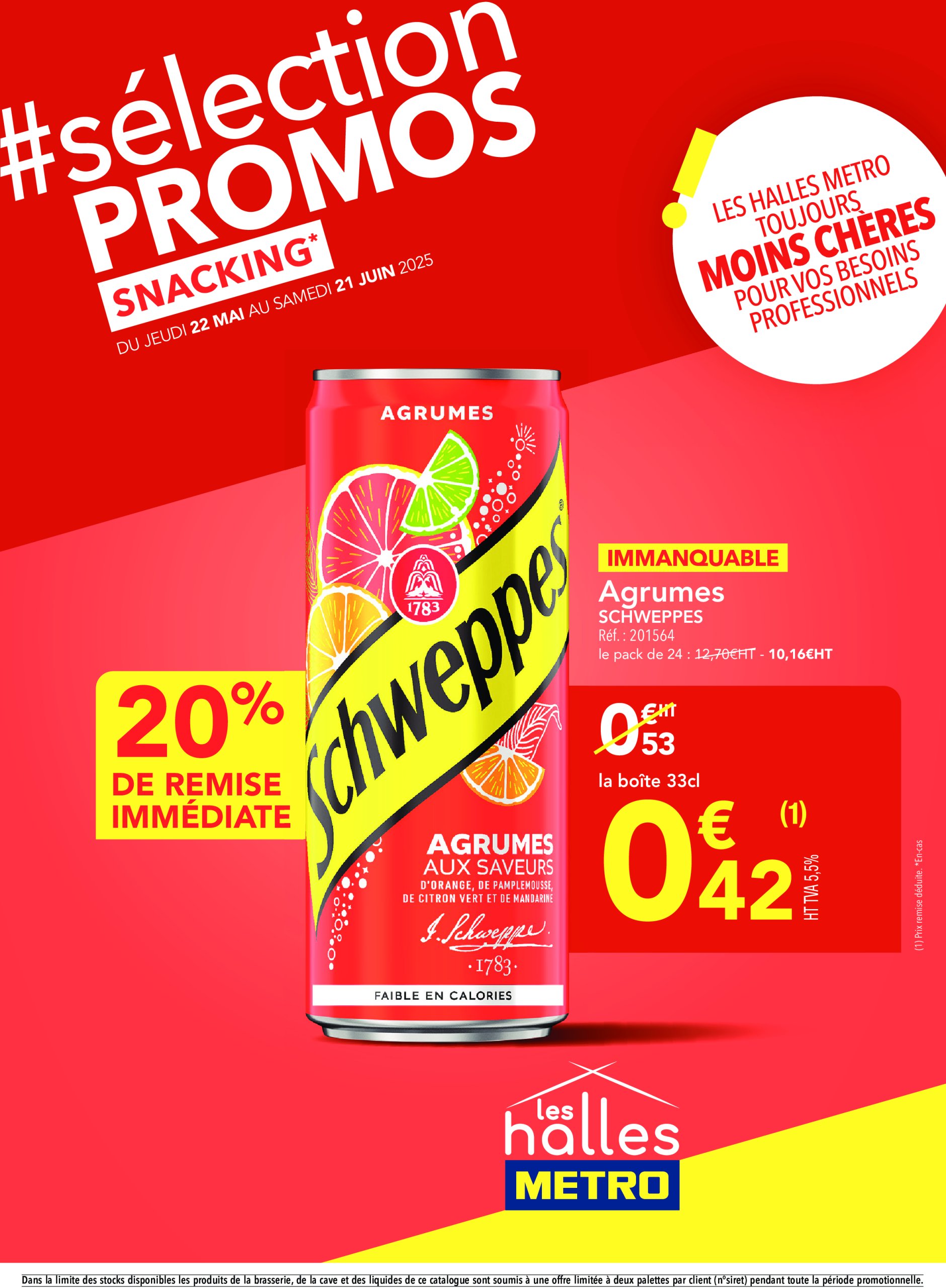 metro - Catalogue Metro - Sélection Promos Snacking valable dès 22/05 - 21/06 - page: 1
