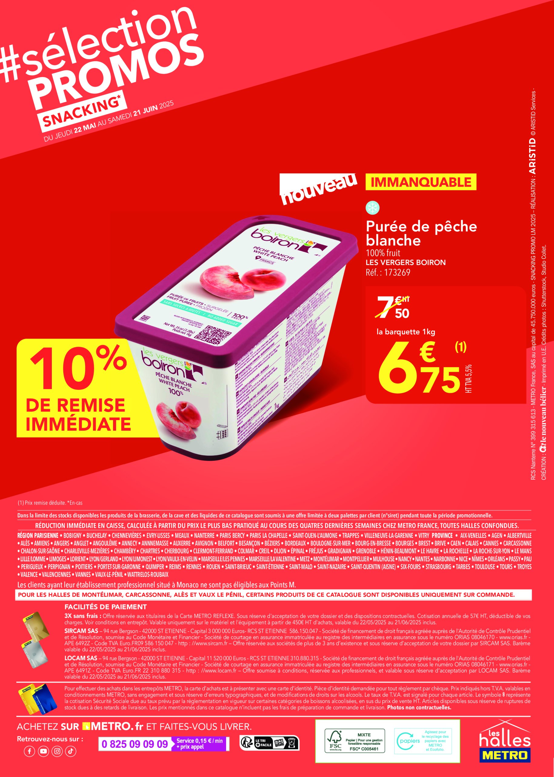 metro - Catalogue Metro - Sélection Promos Snacking valable dès 22/05 - 21/06 - page: 24