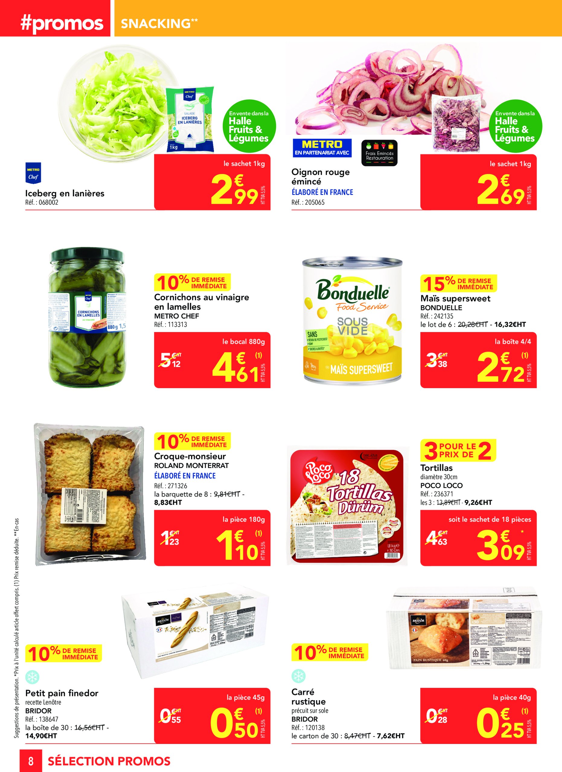 metro - Catalogue Metro - Sélection Promos Snacking valable dès 22/05 - 21/06 - page: 8
