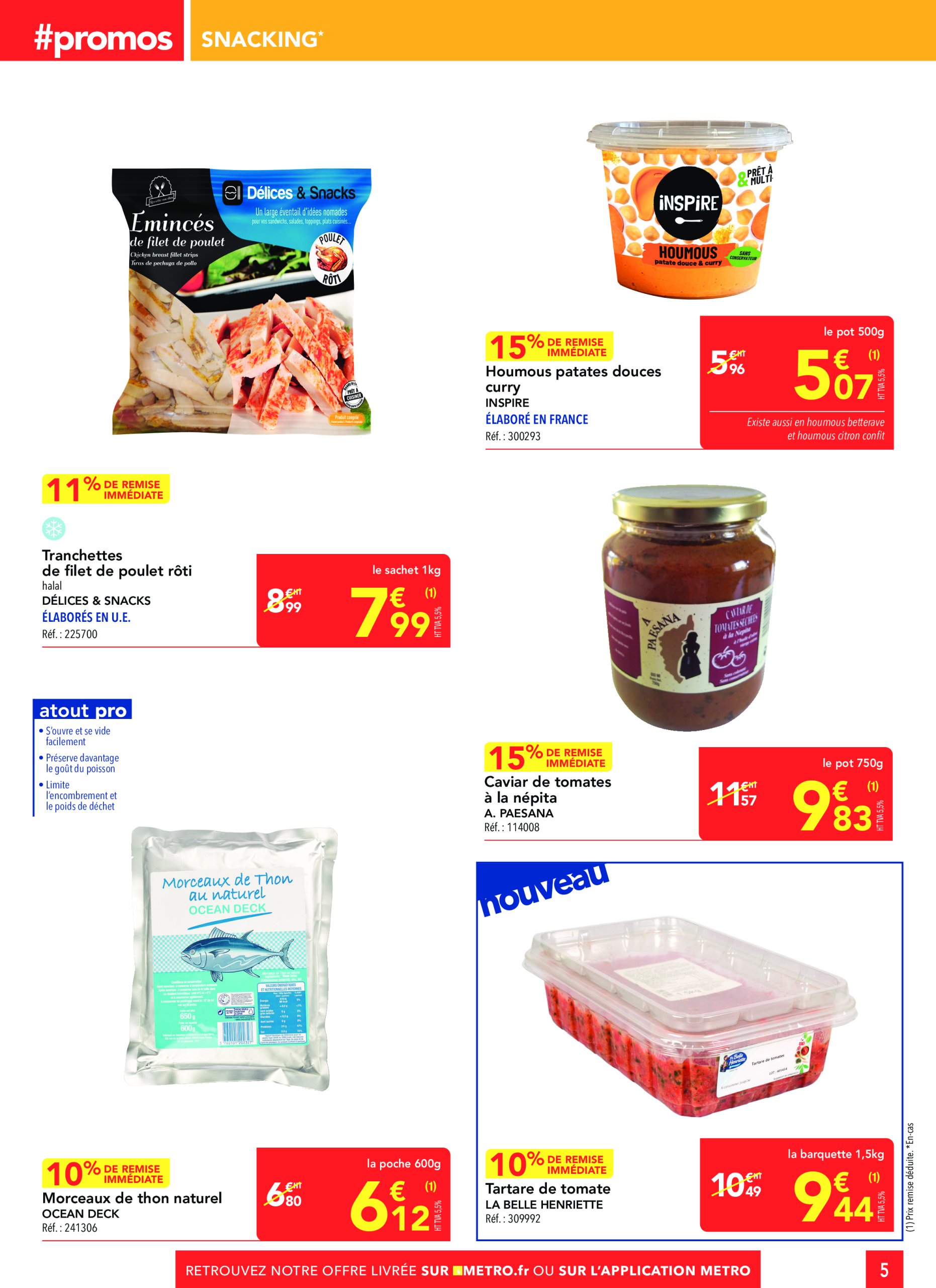 metro - Catalogue Metro - Sélection Promos Snacking valable dès 22/05 - 21/06 - page: 5