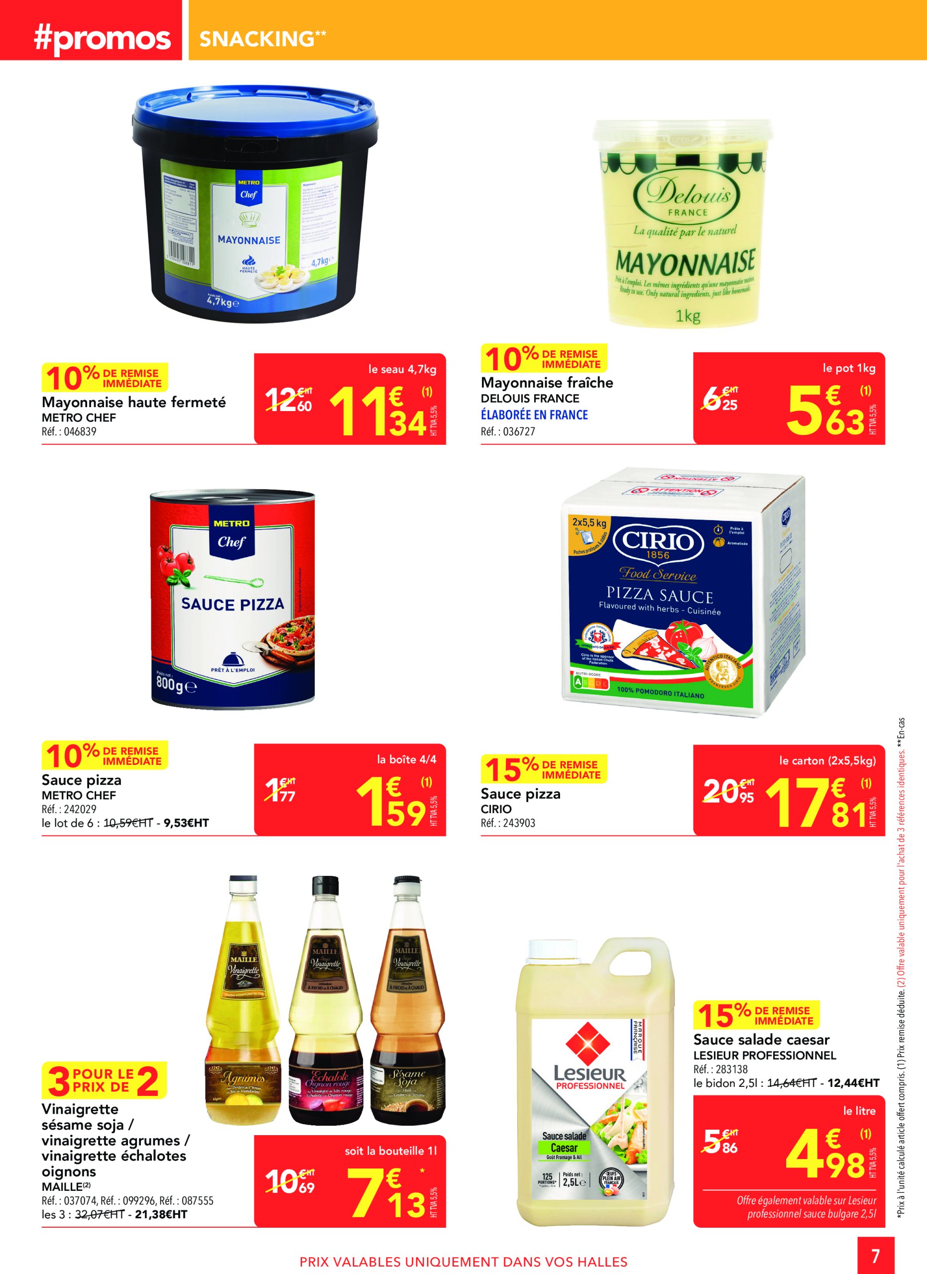 metro - Catalogue Metro - Sélection Promos Snacking valable dès 22/05 - 21/06 - page: 7
