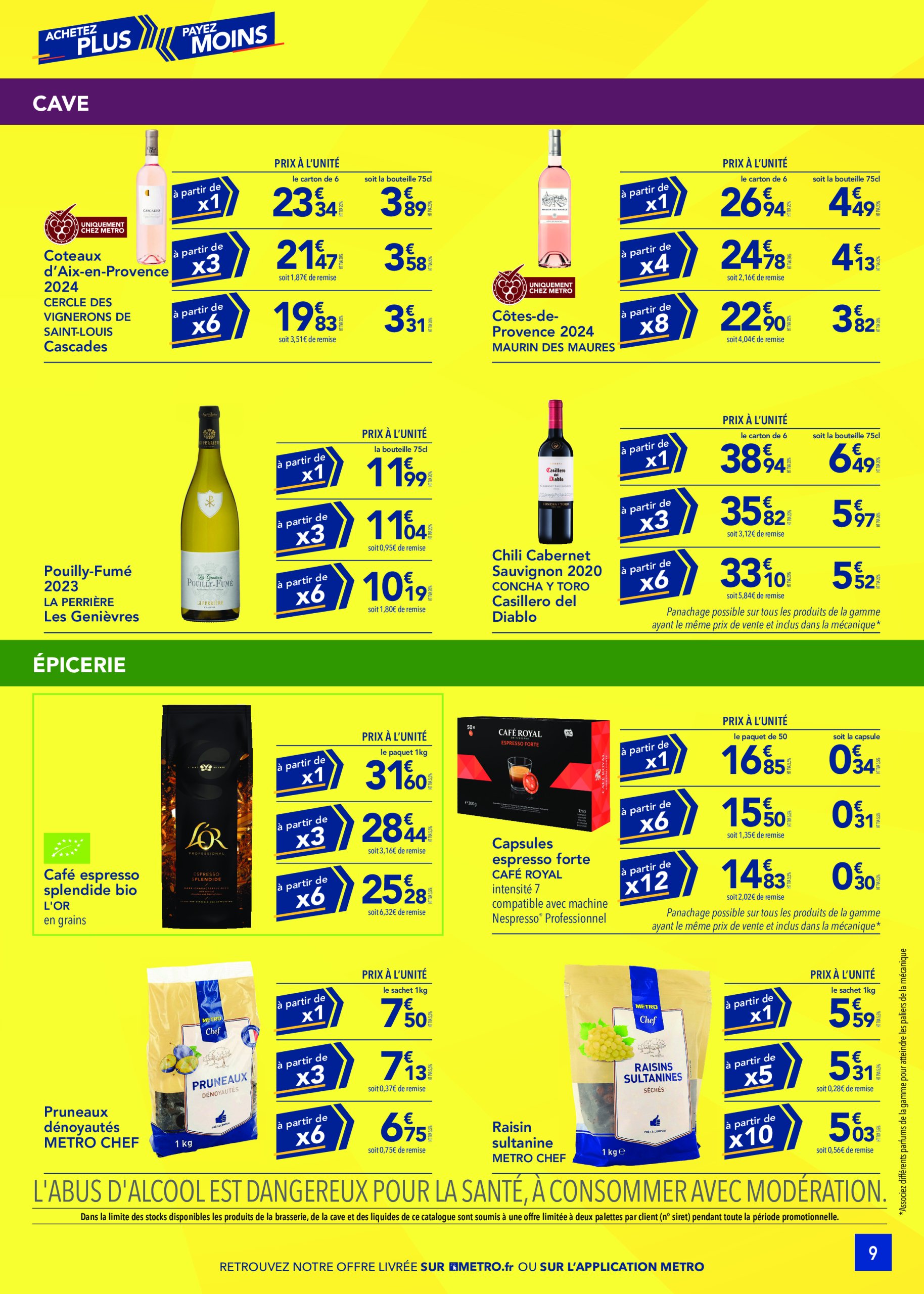 metro - Catalogue Metro - Achetez plus, payez moins valable du 19/06 au 13/08 - page: 9