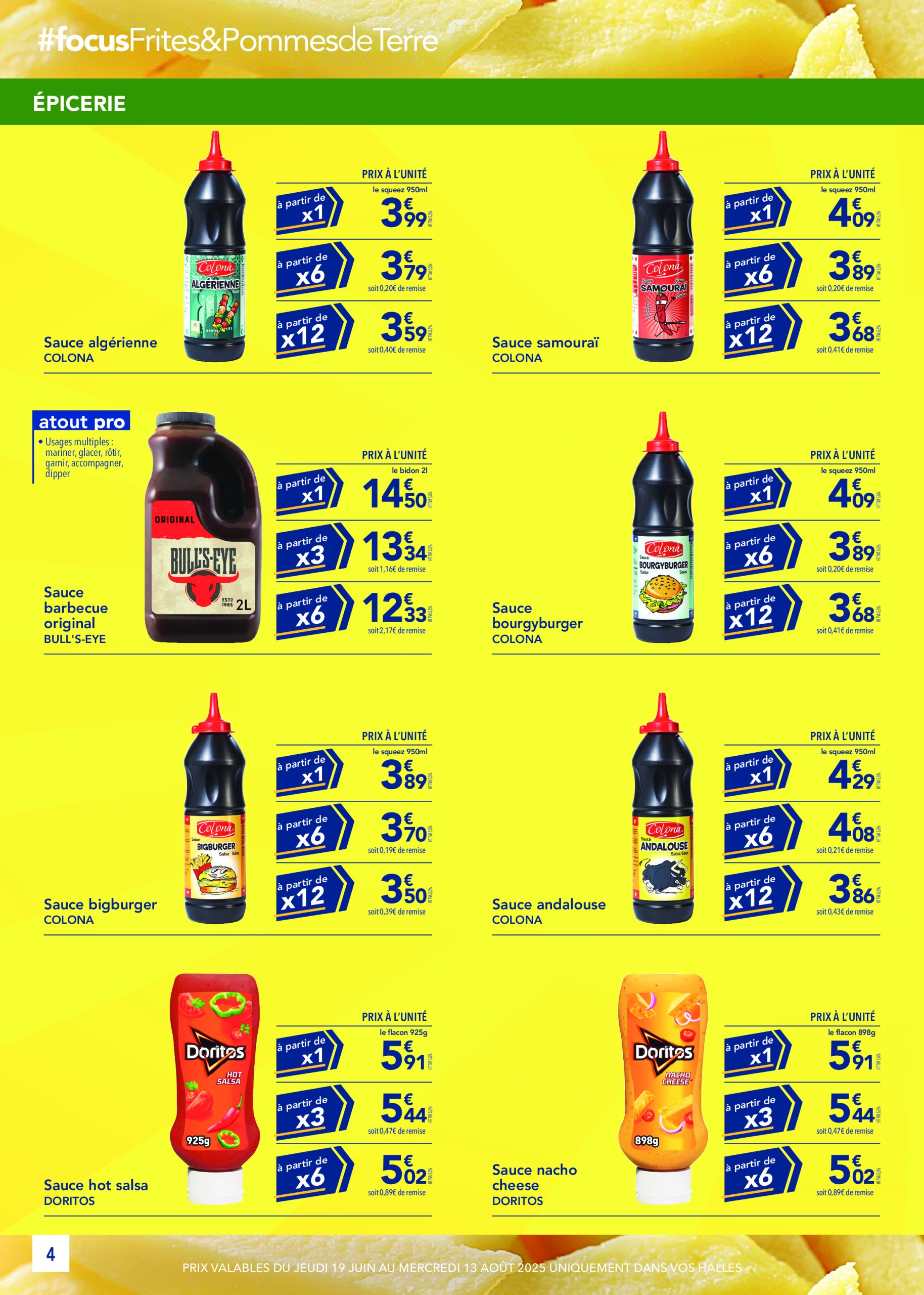 metro - Catalogue Metro - Achetez plus, payez moins valable du 19/06 au 13/08 - page: 4