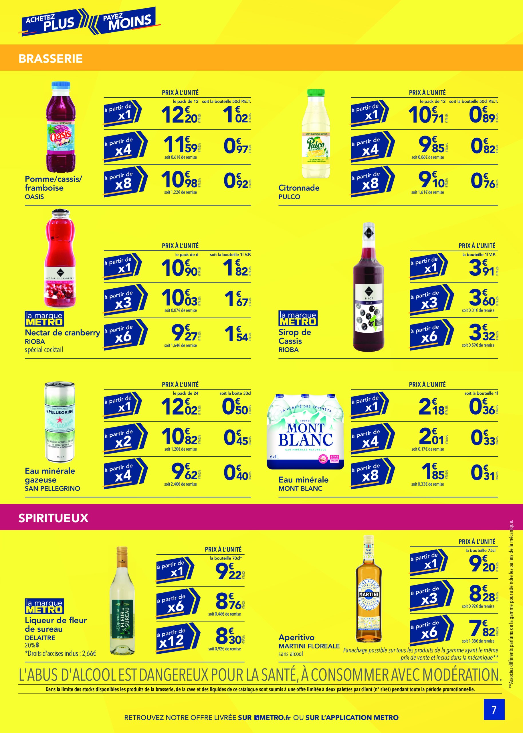 metro - Catalogue Metro - Achetez plus, payez moins valable du 19/06 au 13/08 - page: 7