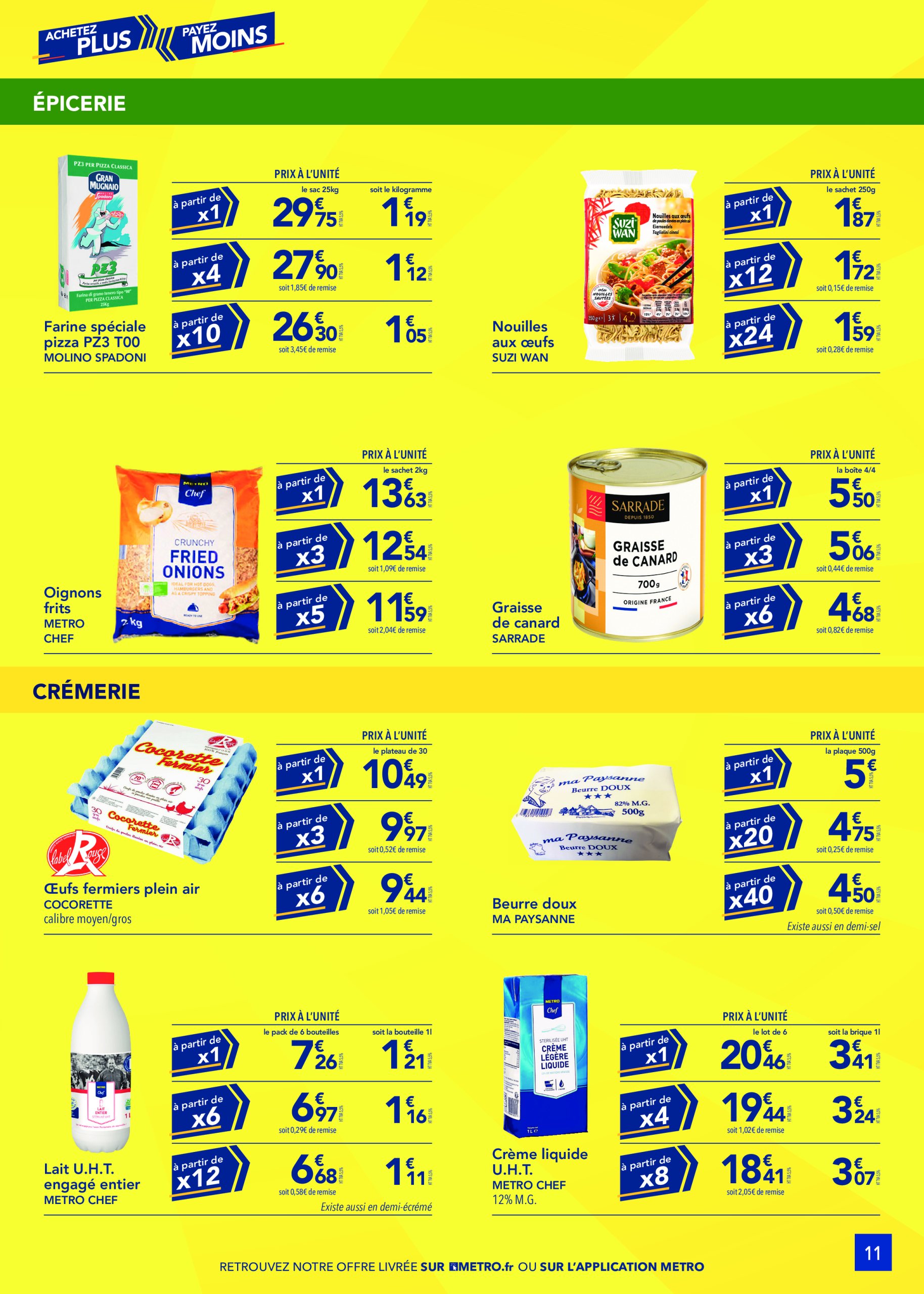metro - Catalogue Metro - Achetez plus, payez moins valable du 19/06 au 13/08 - page: 11