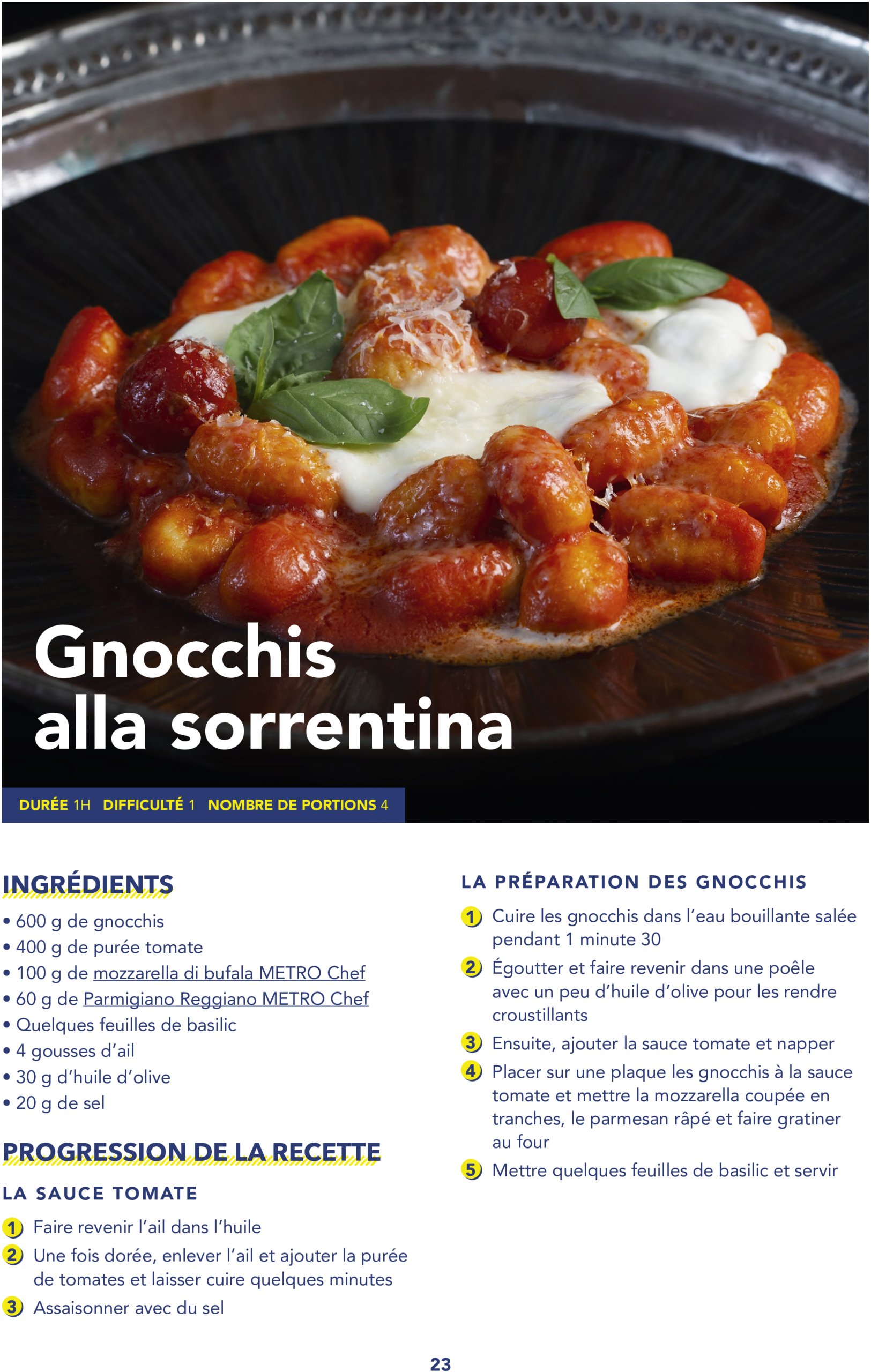 metro - Catalogue Metro - Livret recettes Italie valable du 17/06 au 31/12 - page: 23