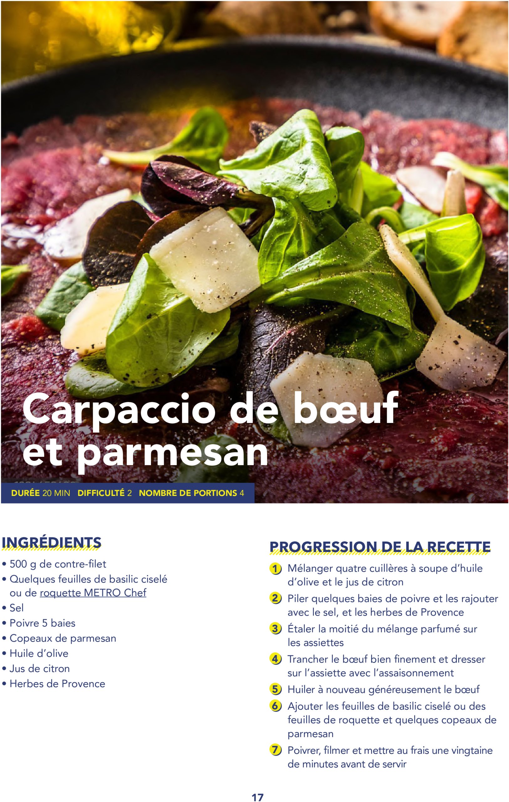 metro - Catalogue Metro - Livret recettes Italie valable du 17/06 au 31/12 - page: 17