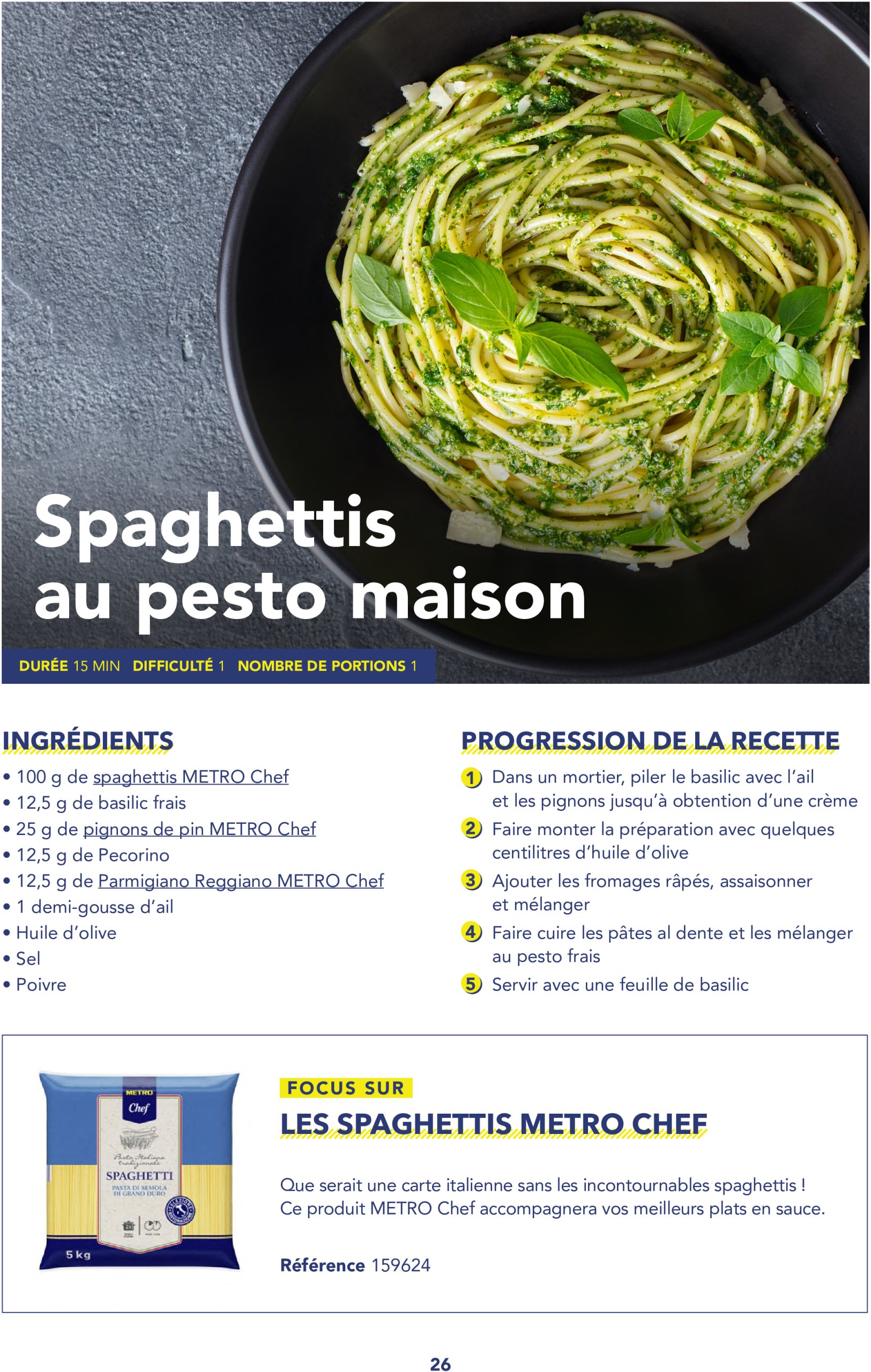 metro - Catalogue Metro - Livret recettes Italie valable du 17/06 au 31/12 - page: 26