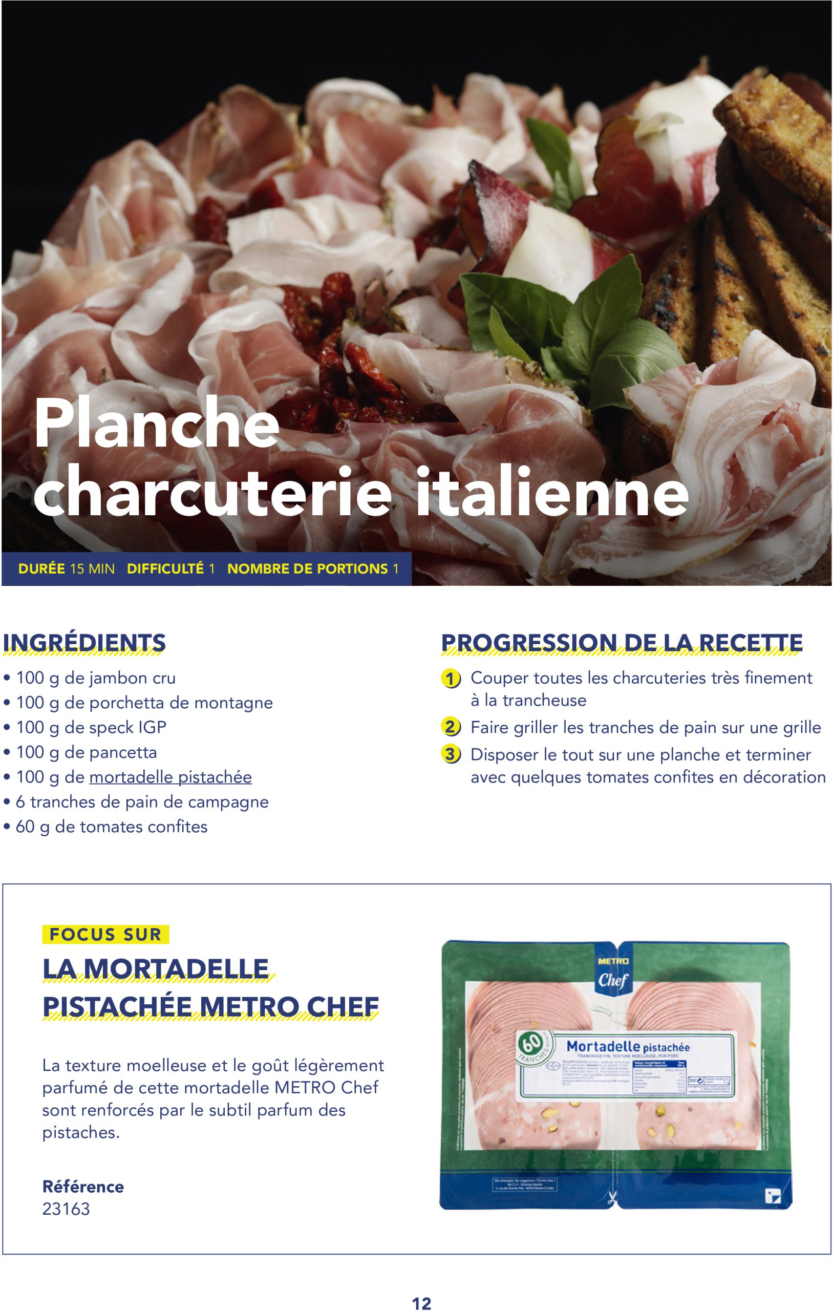 metro - Catalogue Metro - Livret recettes Italie valable du 17/06 au 31/12 - page: 12