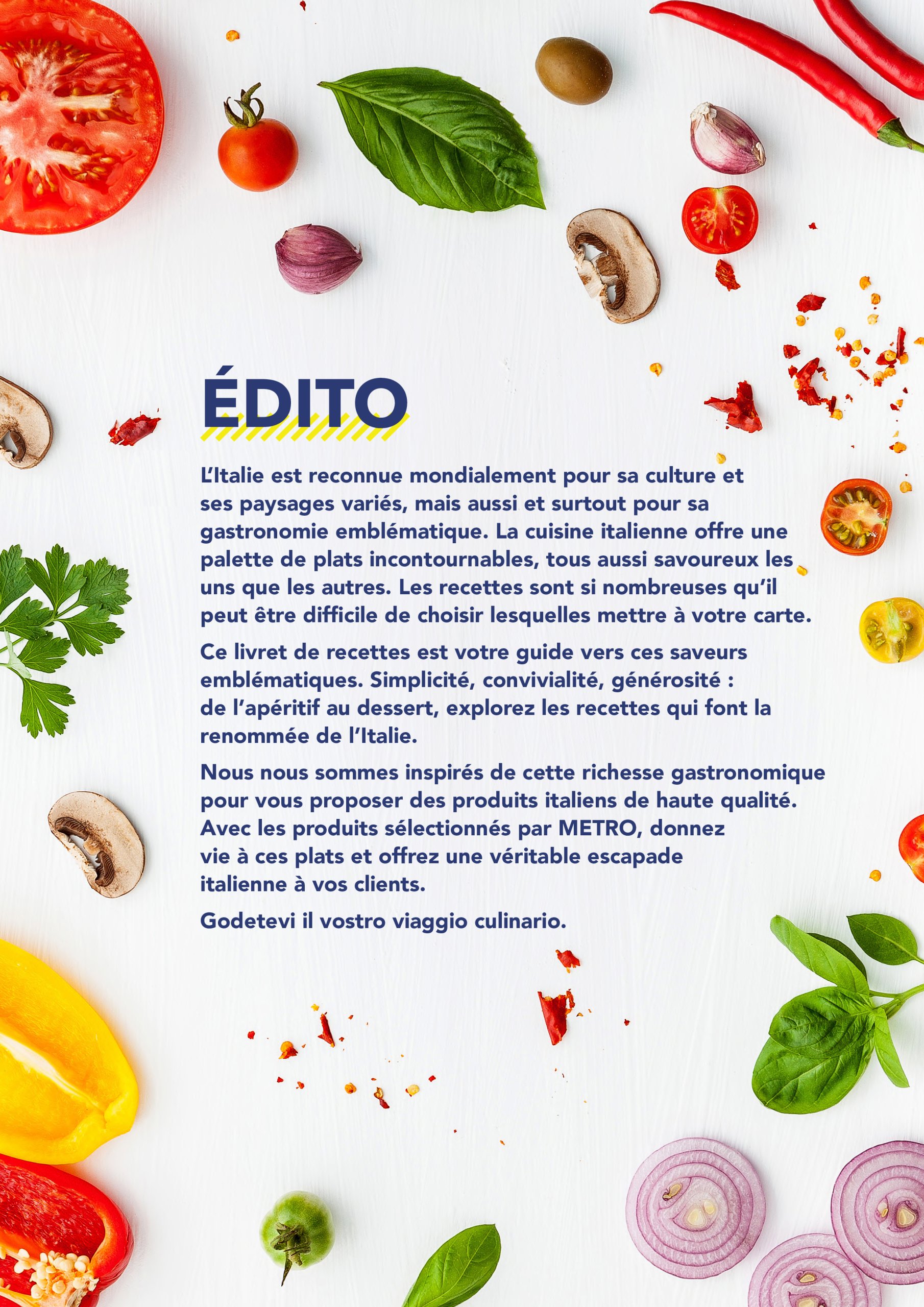 metro - Catalogue Metro - Livret recettes Italie valable du 17/06 au 31/12 - page: 2