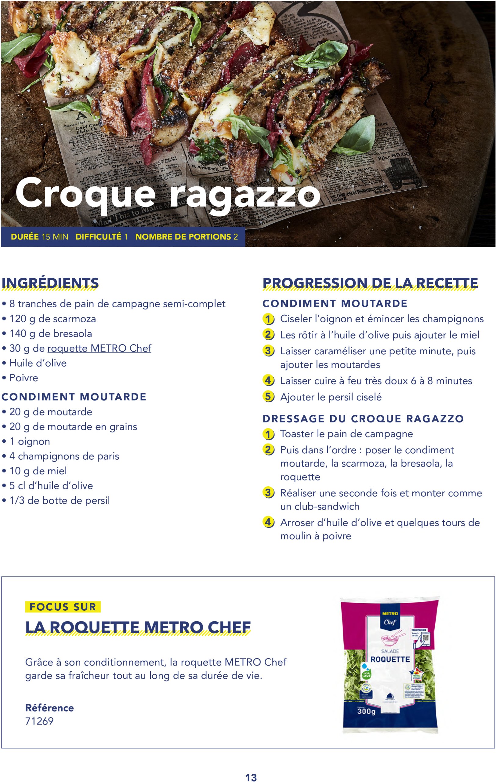 metro - Catalogue Metro - Livret recettes Italie valable du 17/06 au 31/12 - page: 13