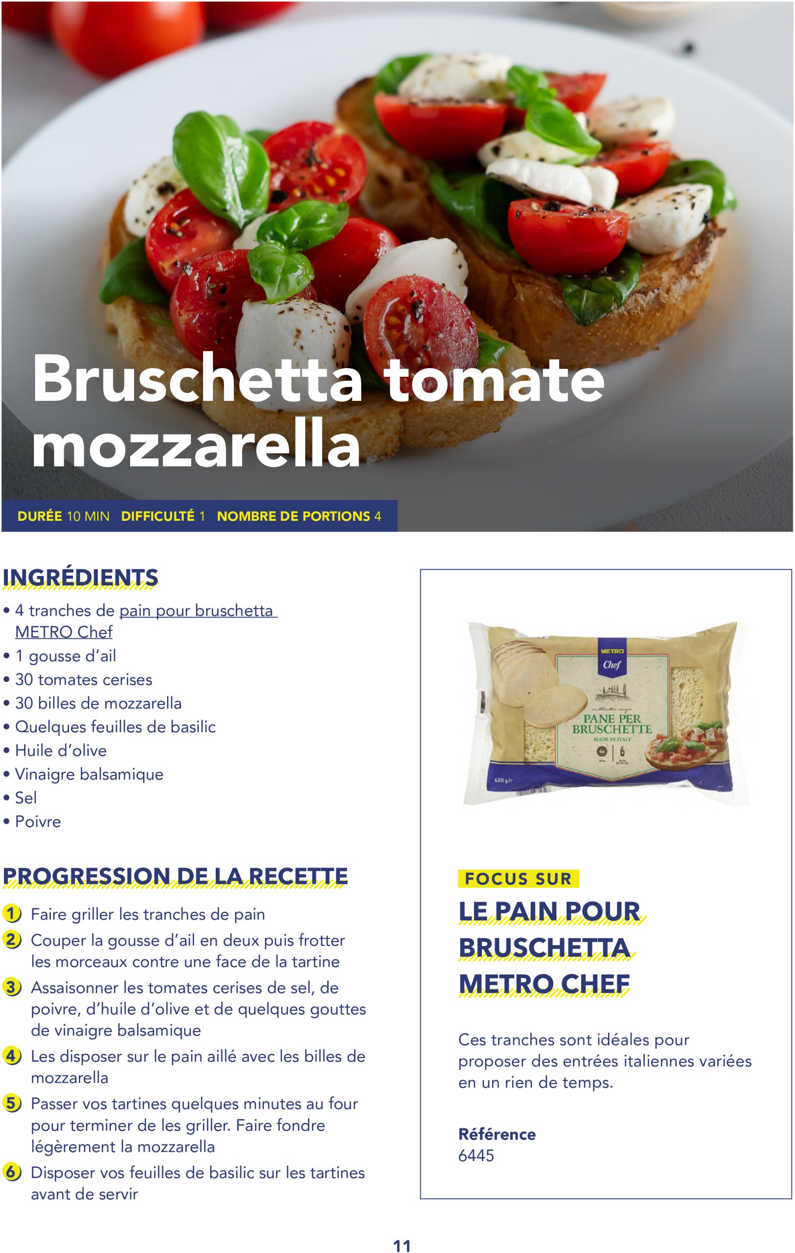 metro - Catalogue Metro - Livret recettes Italie valable du 17/06 au 31/12 - page: 11
