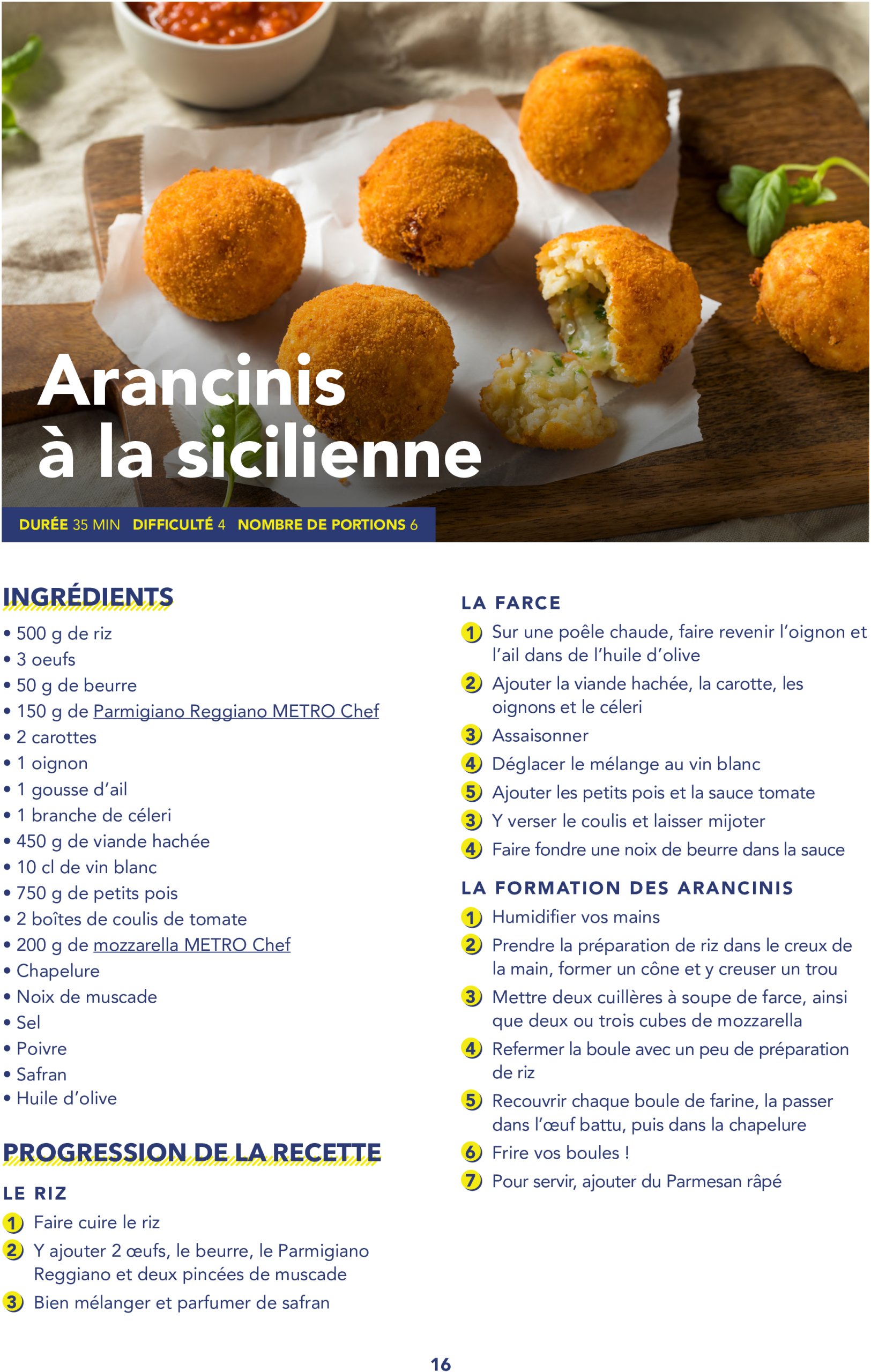 metro - Catalogue Metro - Livret recettes Italie valable du 17/06 au 31/12 - page: 16