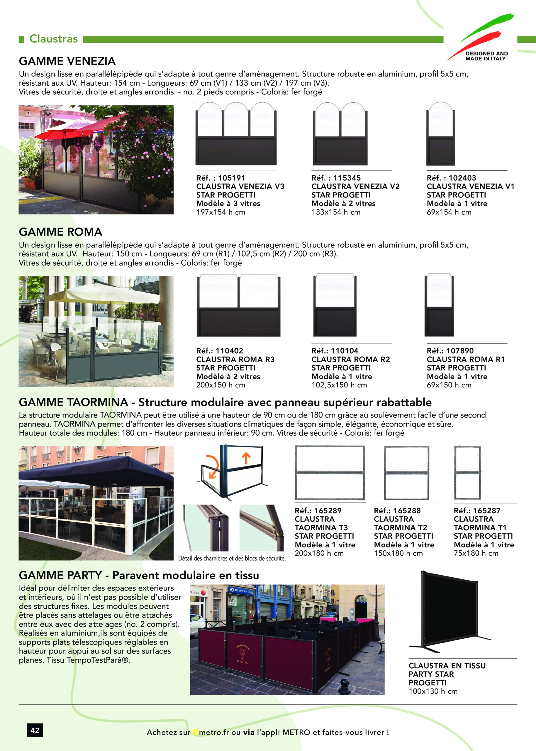 metro - Catalogue Metro - Terrasse édition valable du 30/01 au 01/07 - page: 42