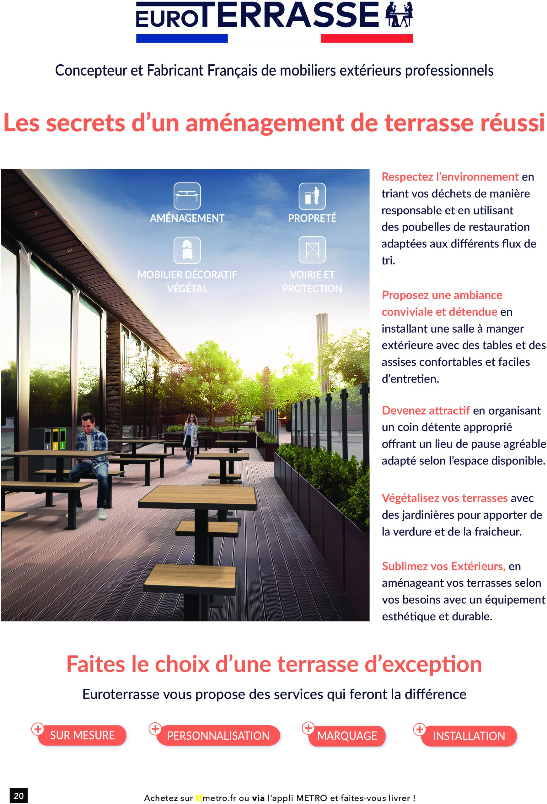 metro - Catalogue Metro - Terrasse édition valable du 30/01 au 01/07 - page: 20
