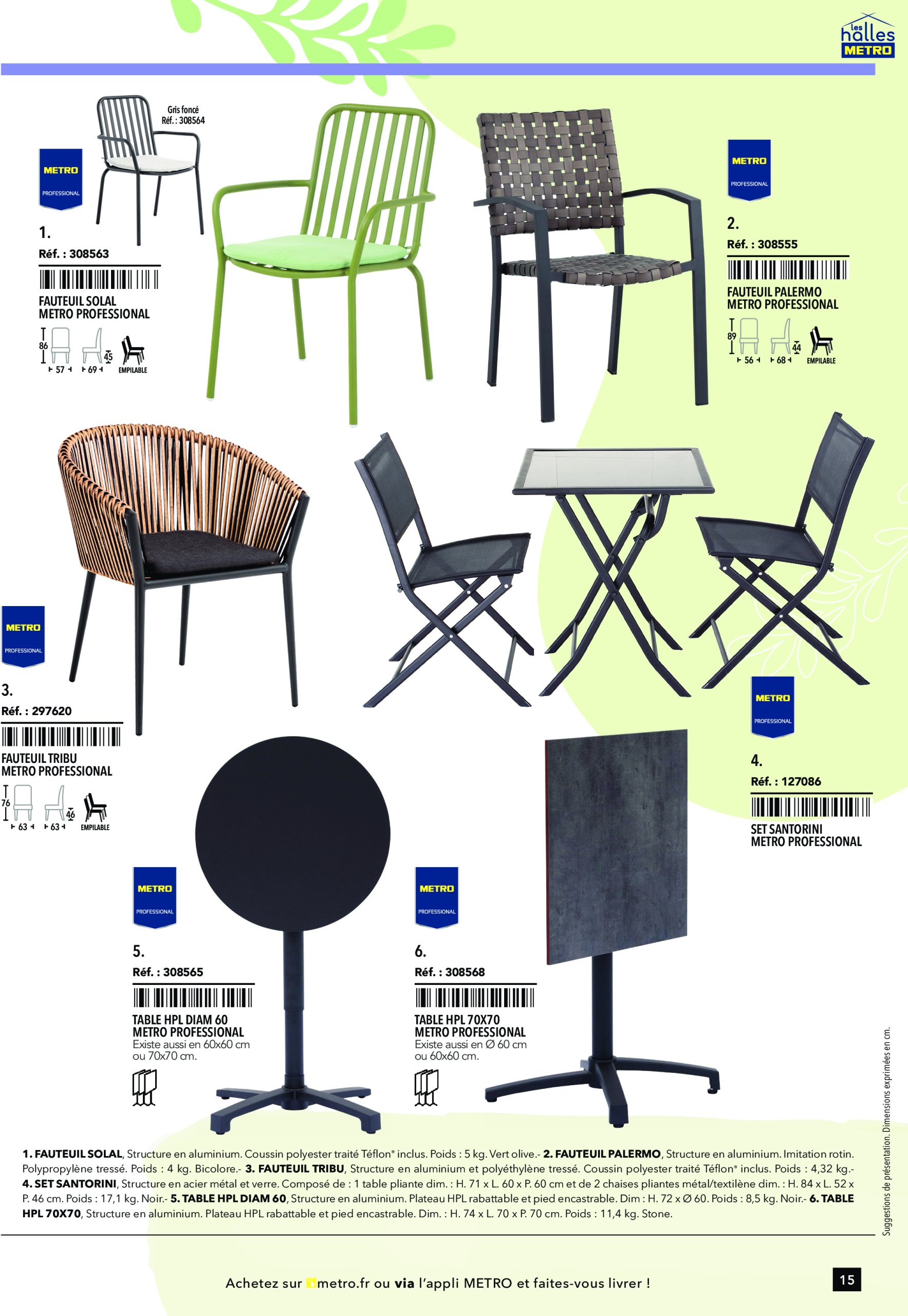 metro - Catalogue Metro - Terrasse édition valable du 30/01 au 01/07 - page: 15