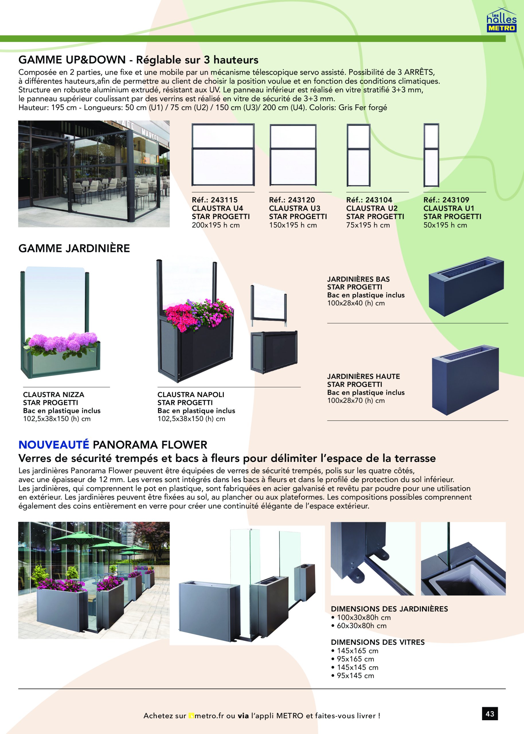 metro - Catalogue Metro - Terrasse édition valable du 30/01 au 01/07 - page: 43