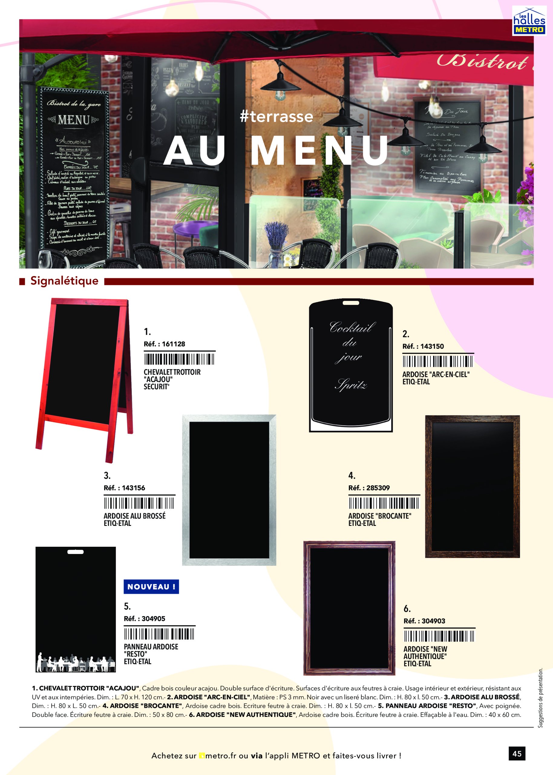 metro - Catalogue Metro - Terrasse édition valable du 30/01 au 01/07 - page: 45