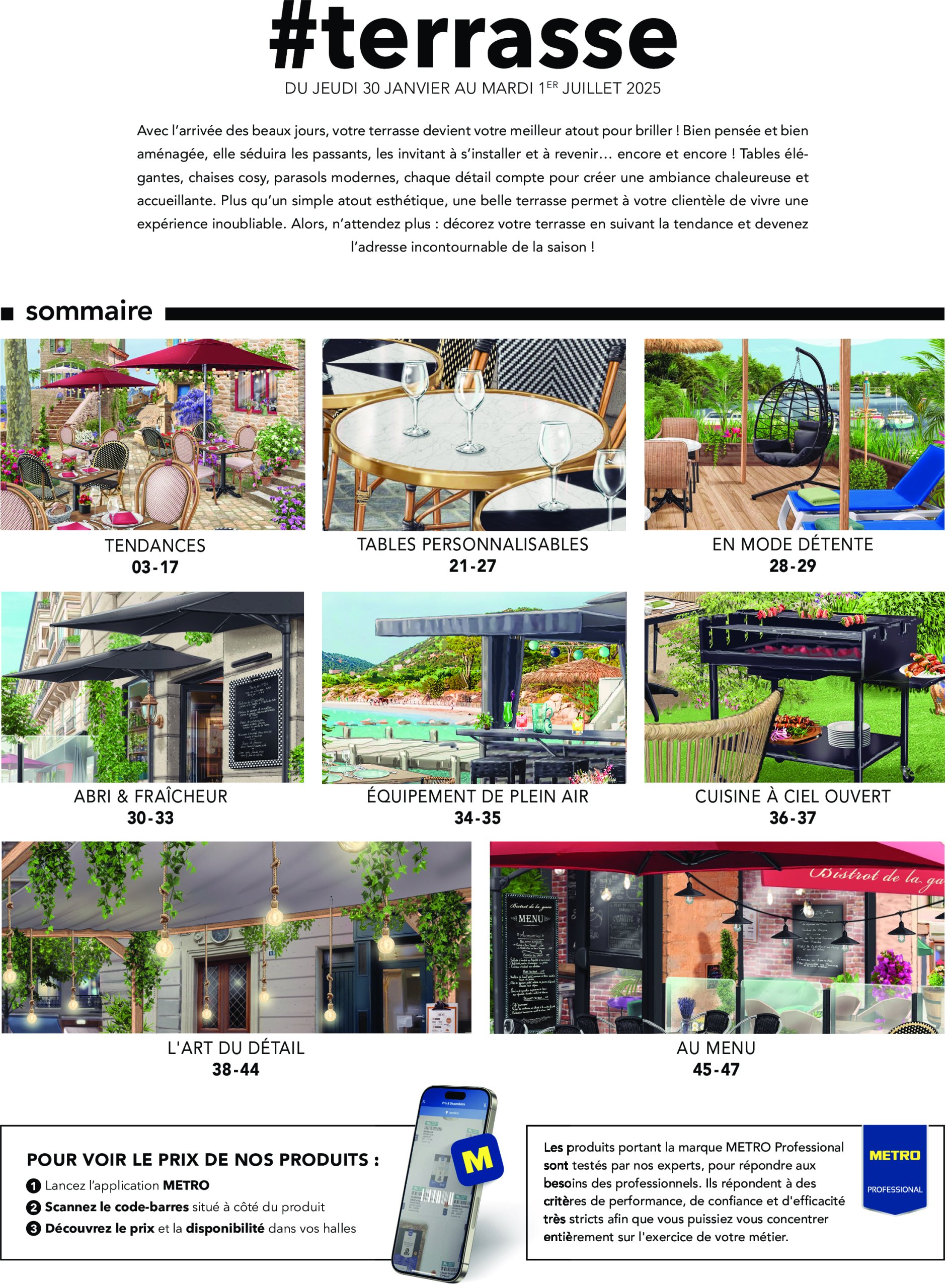 metro - Catalogue Metro - Terrasse édition valable du 30/01 au 01/07 - page: 2