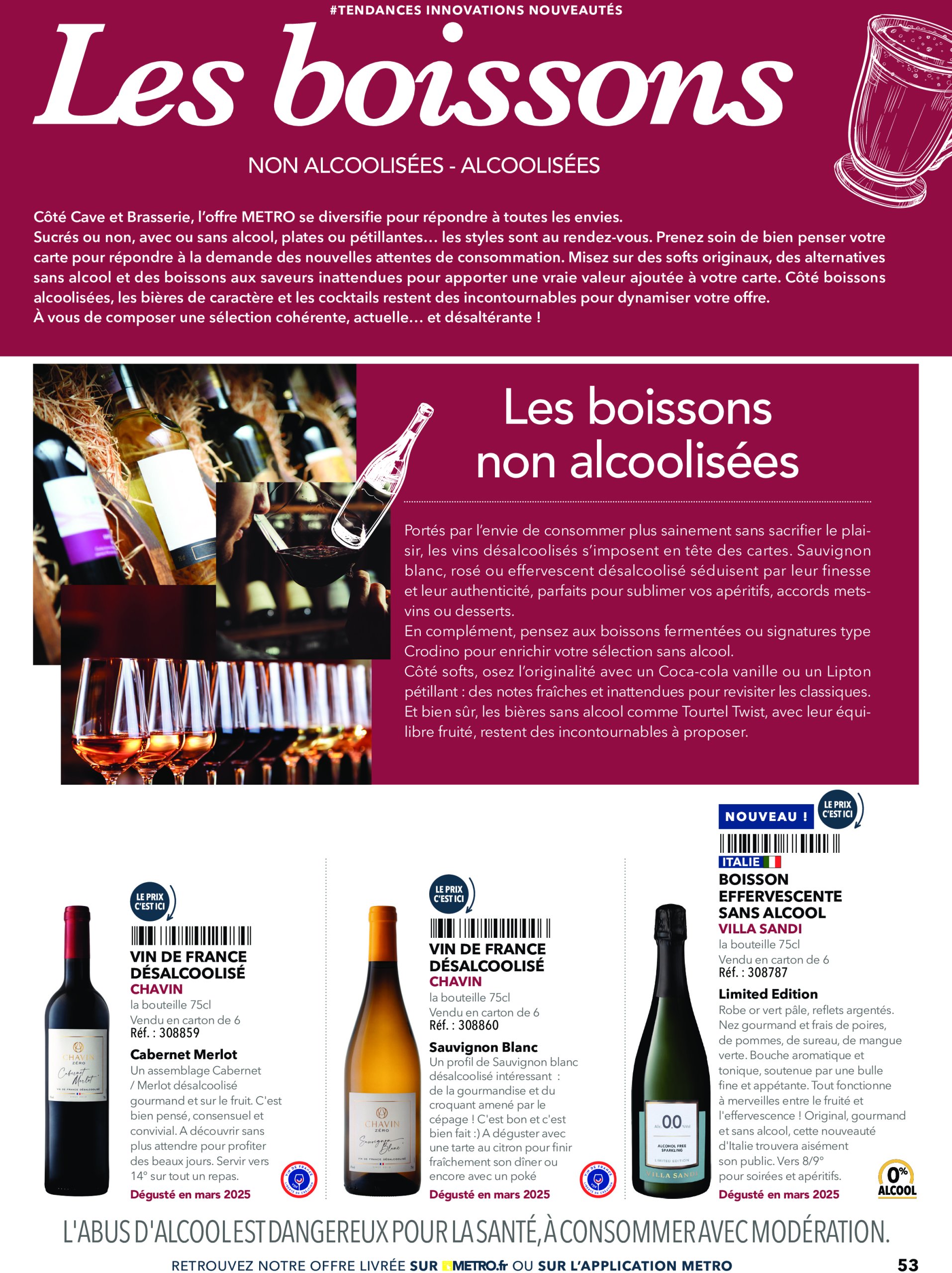 metro - Catalogue Metro - Tendances, nouveautés, innovations valable du 19/06 au 31/12 - page: 53 metro - Catalogue Metro - Tendances, nouveautés, innovations valable du 19/06 au 31/12 - page: 53