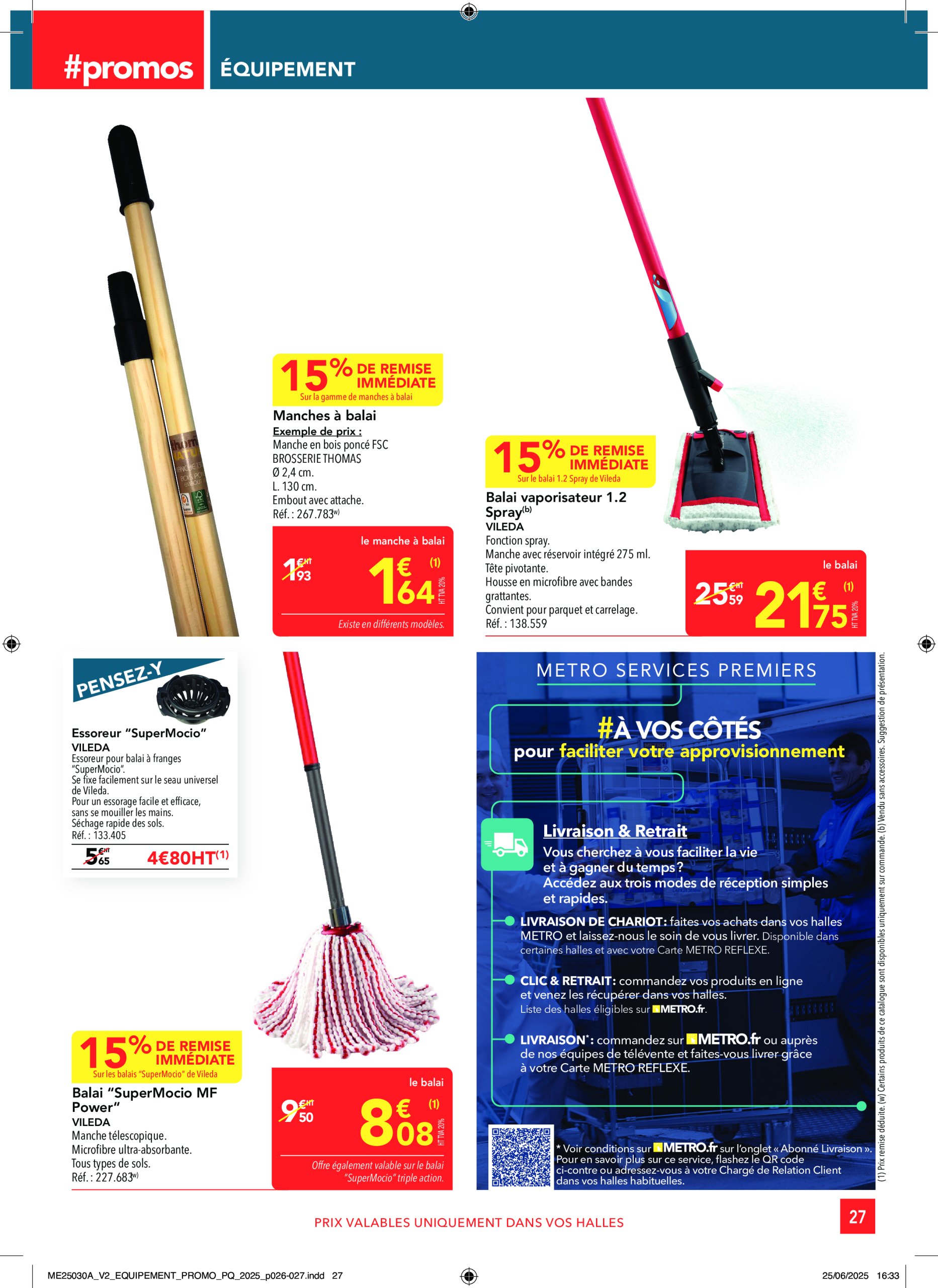 metro - Catalogue Metro - Sélection Promos Equipement valable du 17/07 au 13/08 - page: 27