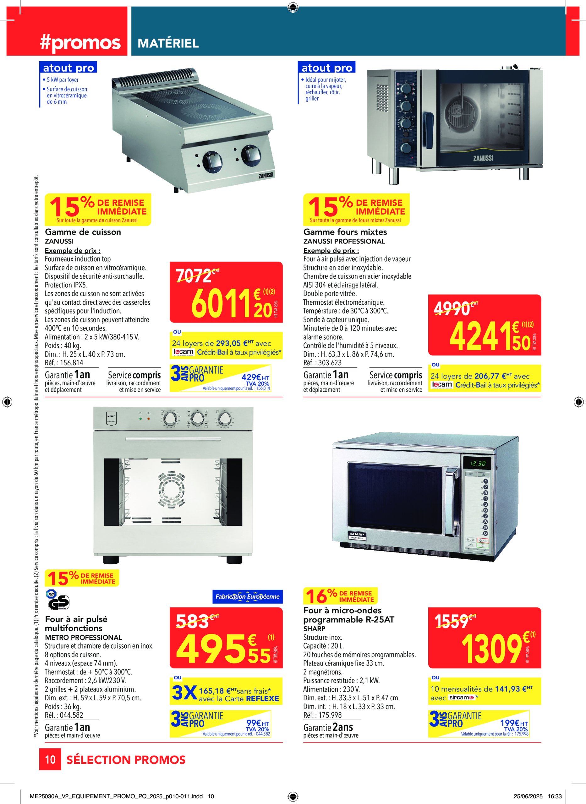 metro - Catalogue Metro - Sélection Promos Equipement valable du 17/07 au 13/08 - page: 10