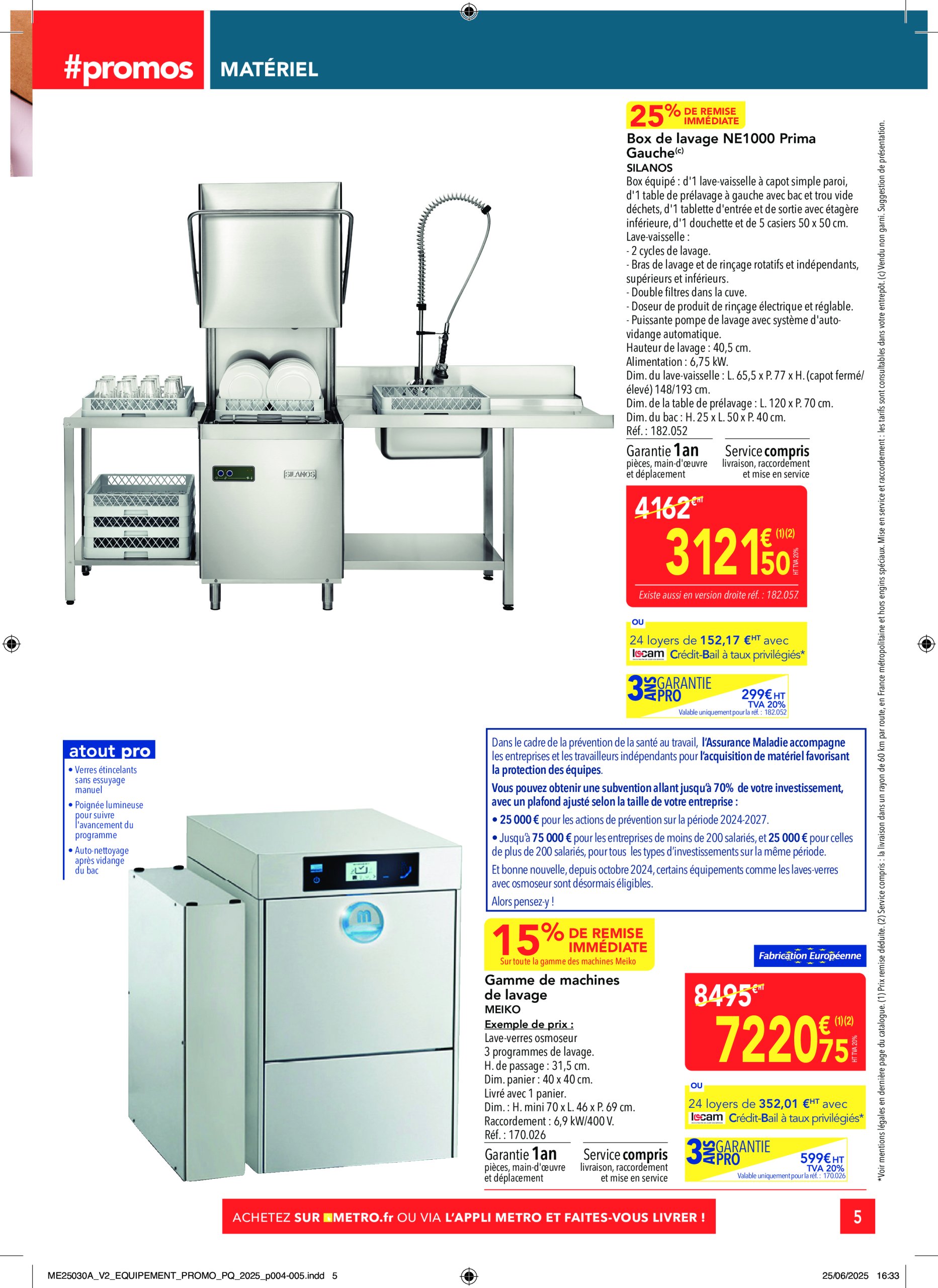metro - Catalogue Metro - Sélection Promos Equipement valable du 17/07 au 13/08 - page: 5