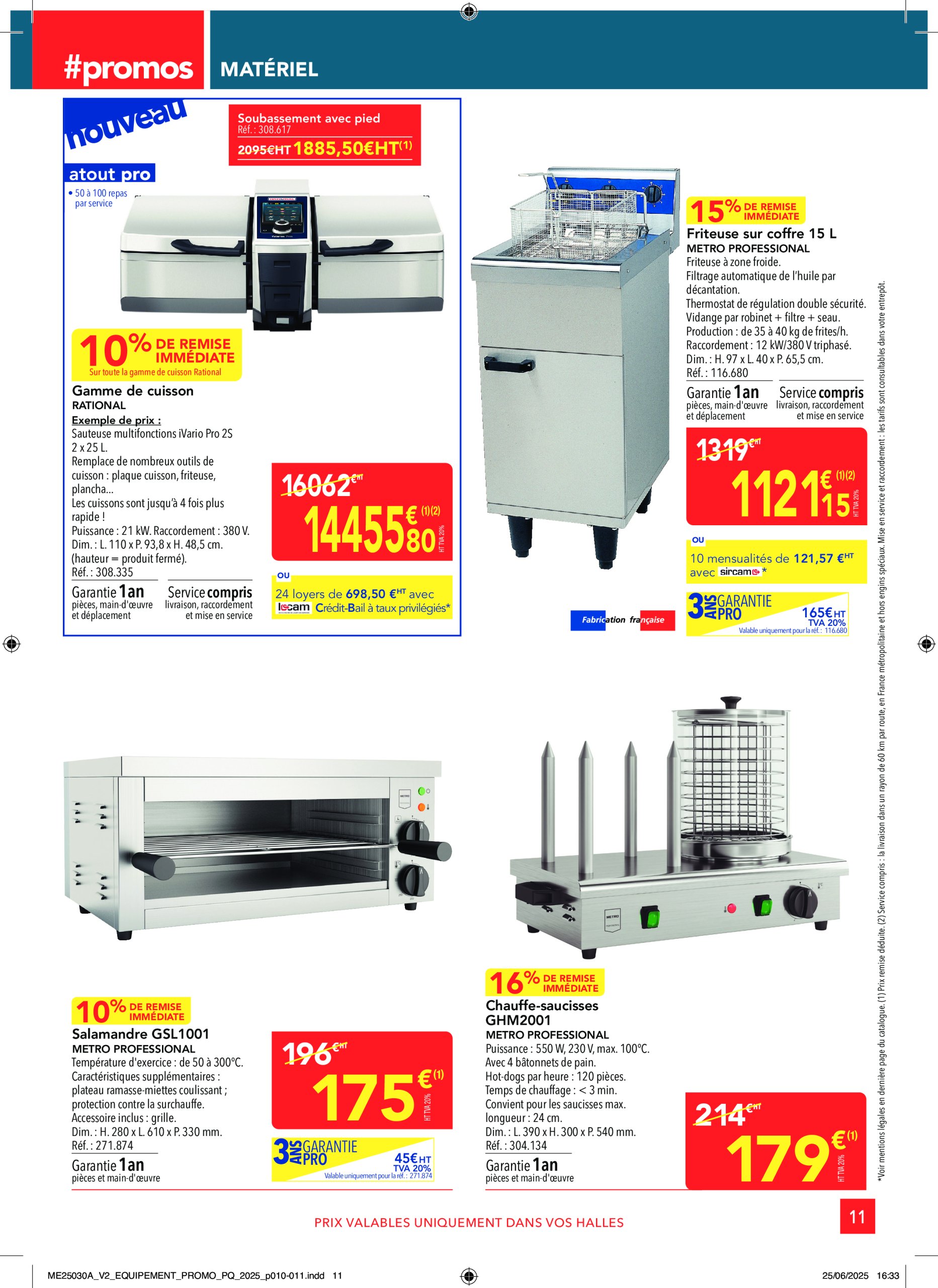 metro - Catalogue Metro - Sélection Promos Equipement valable du 17/07 au 13/08 - page: 11
