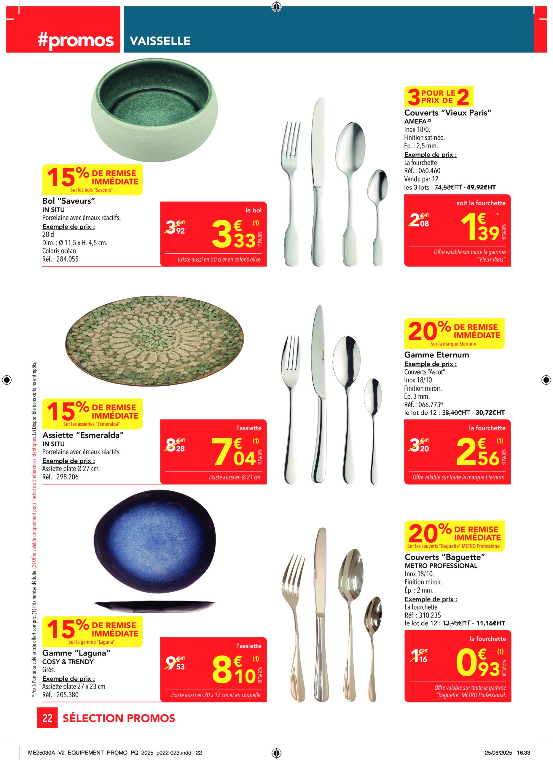 metro - Catalogue Metro - Sélection Promos Equipement valable du 17/07 au 13/08 - page: 22